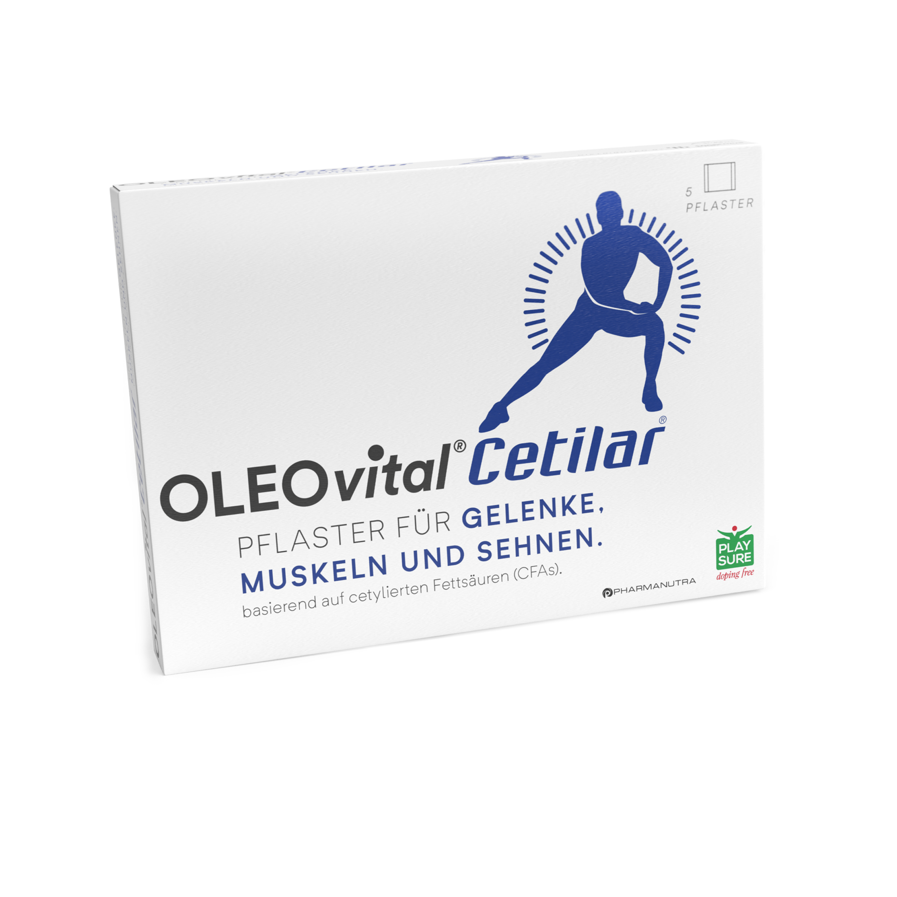 OLEOvital® Cetilar®  Pflaster für Gelenke, Muskeln und Sehnen