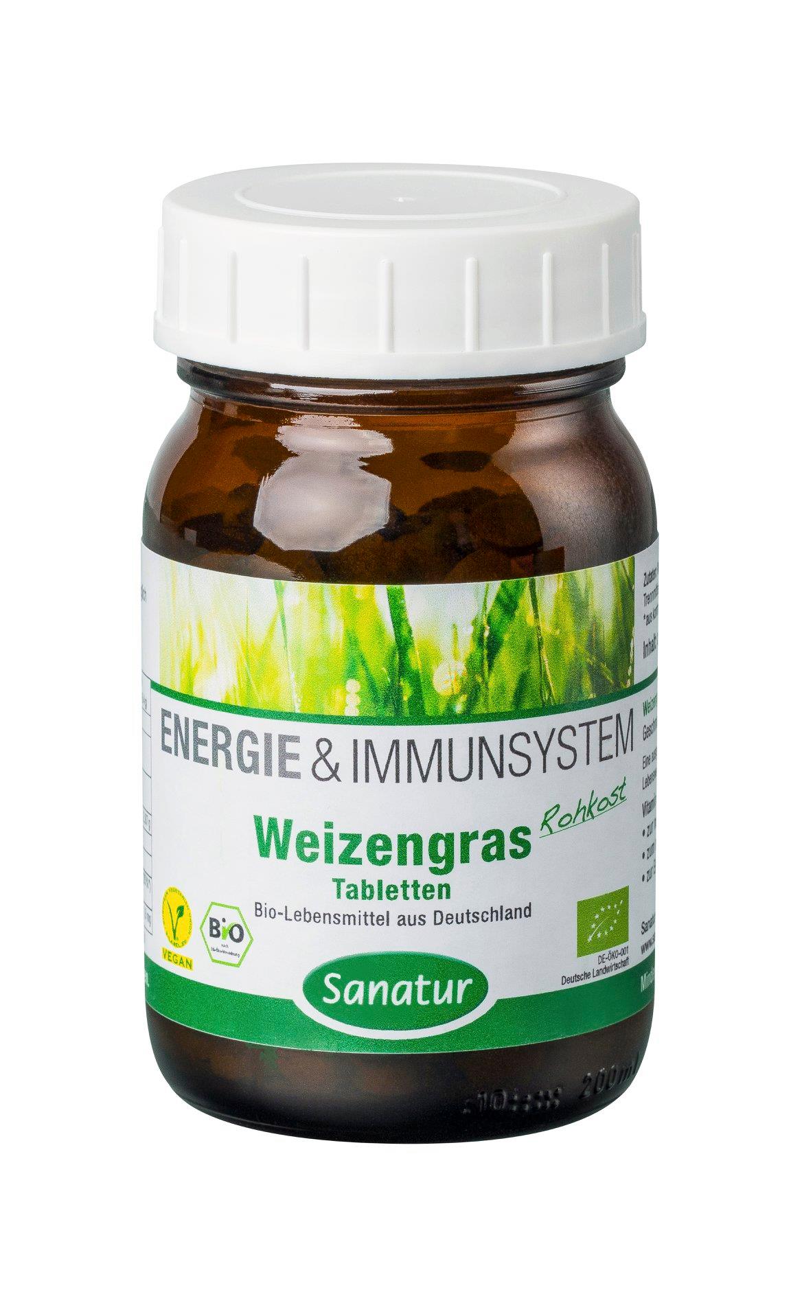 Sanatur Weizen-Gras Tabletten BIO