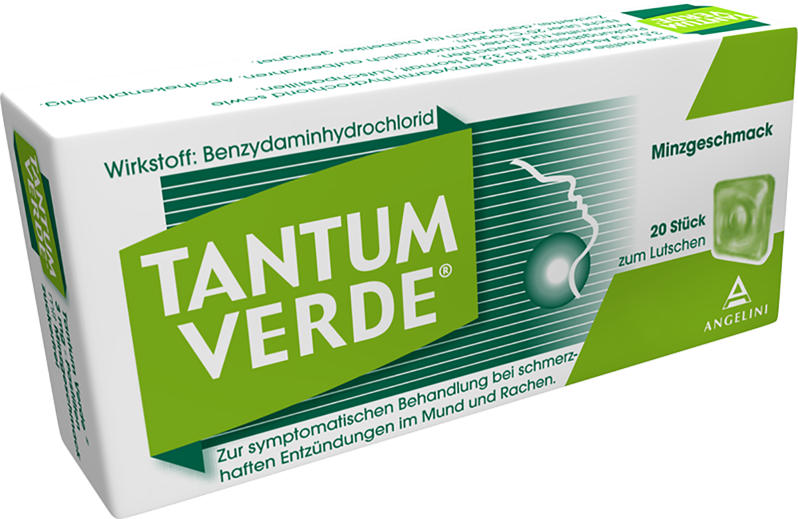 Tantum Verde 3 mg - Pastillen mit Minzgeschmack