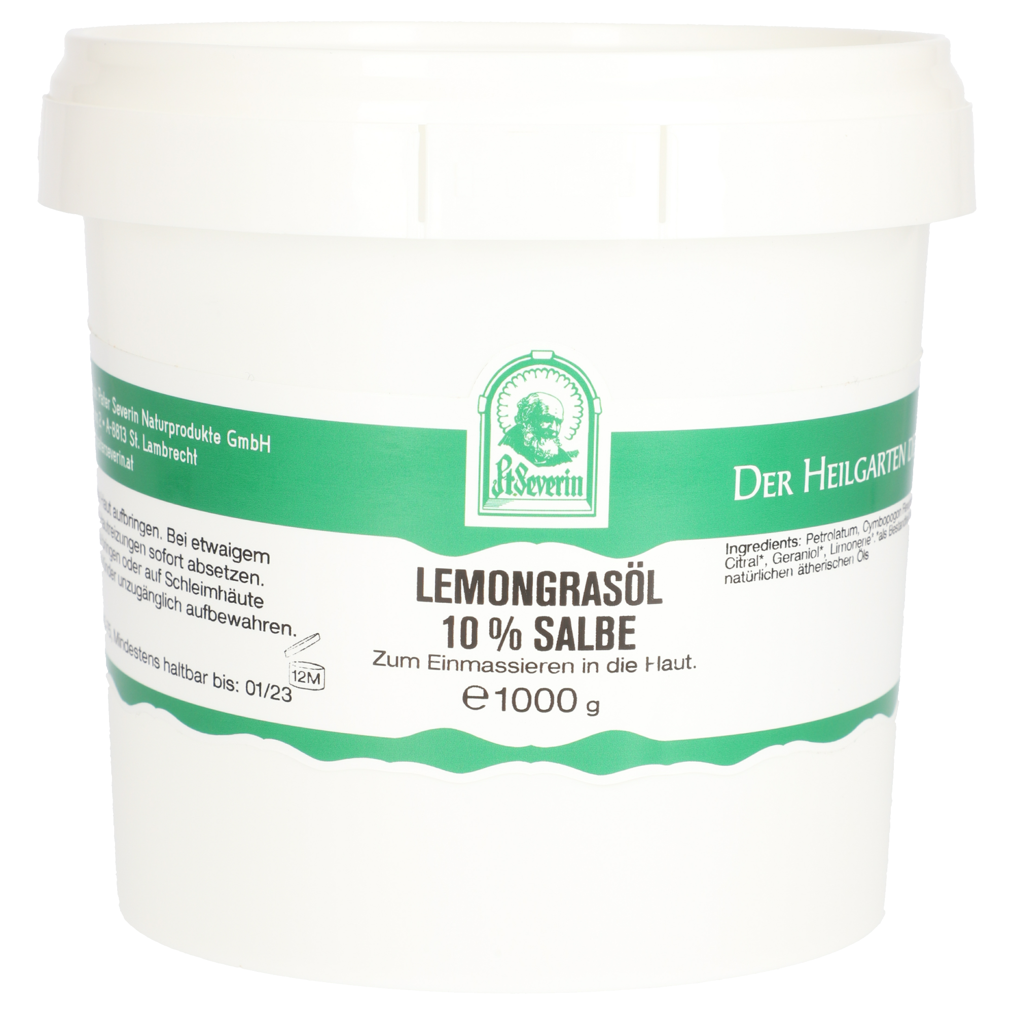 Lemongrasoel 10% Salbe 1000g