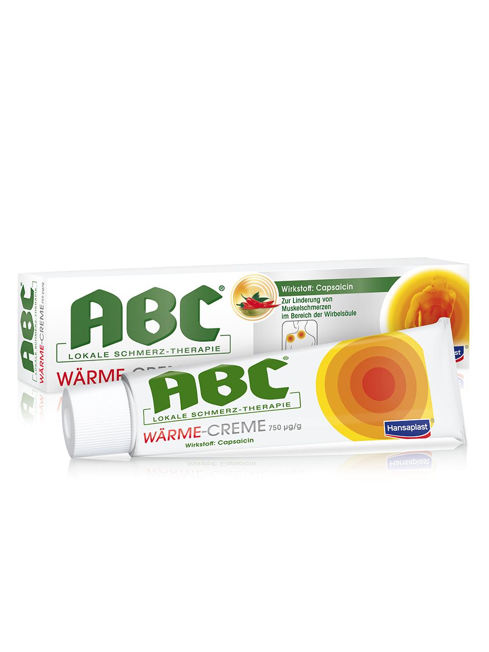 ABC Lokale Schmerz-Therapie Wärme-Creme 750 Mikrogramm/g - Creme