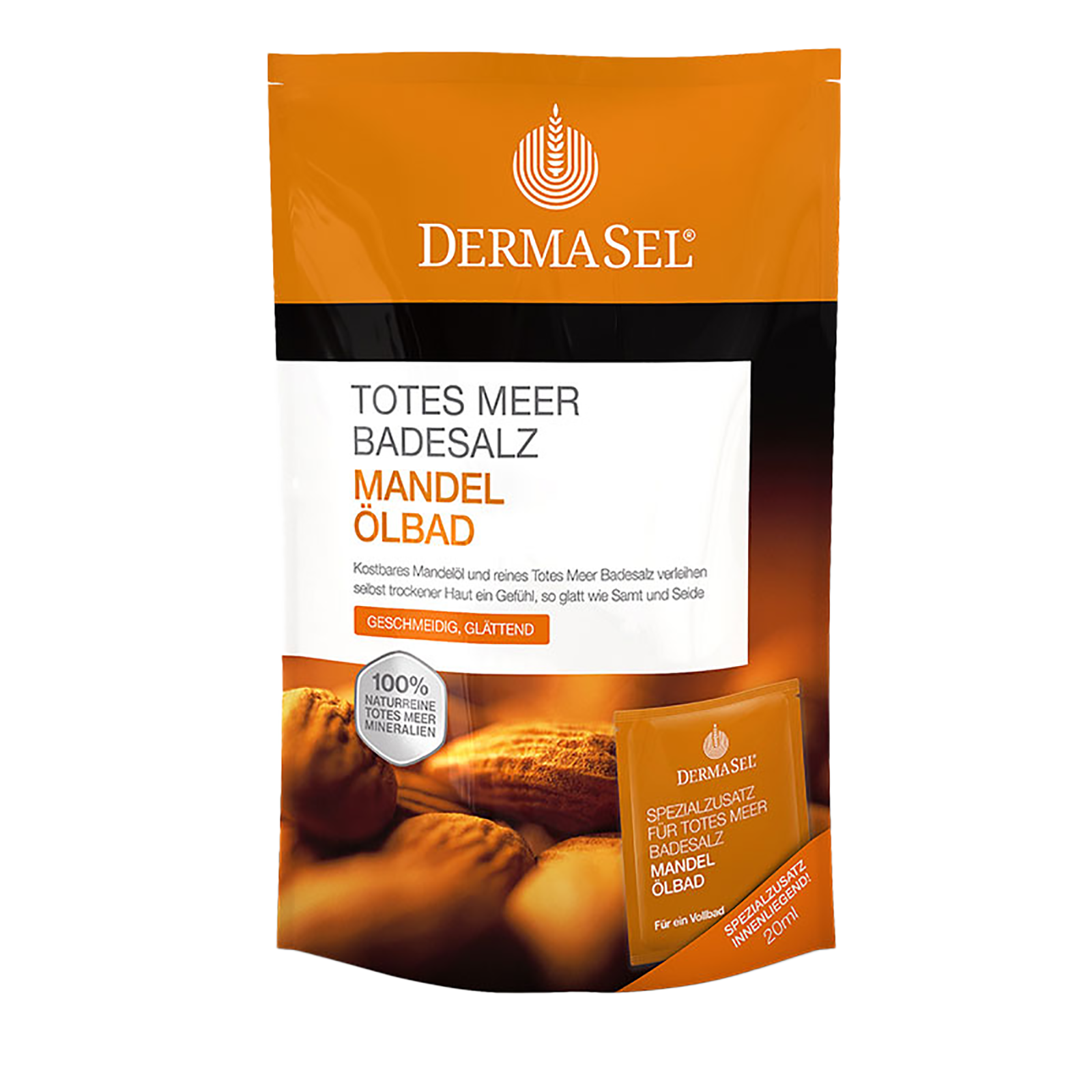 DermaSel® Totes Meer Badesalz Mandel Ölbad