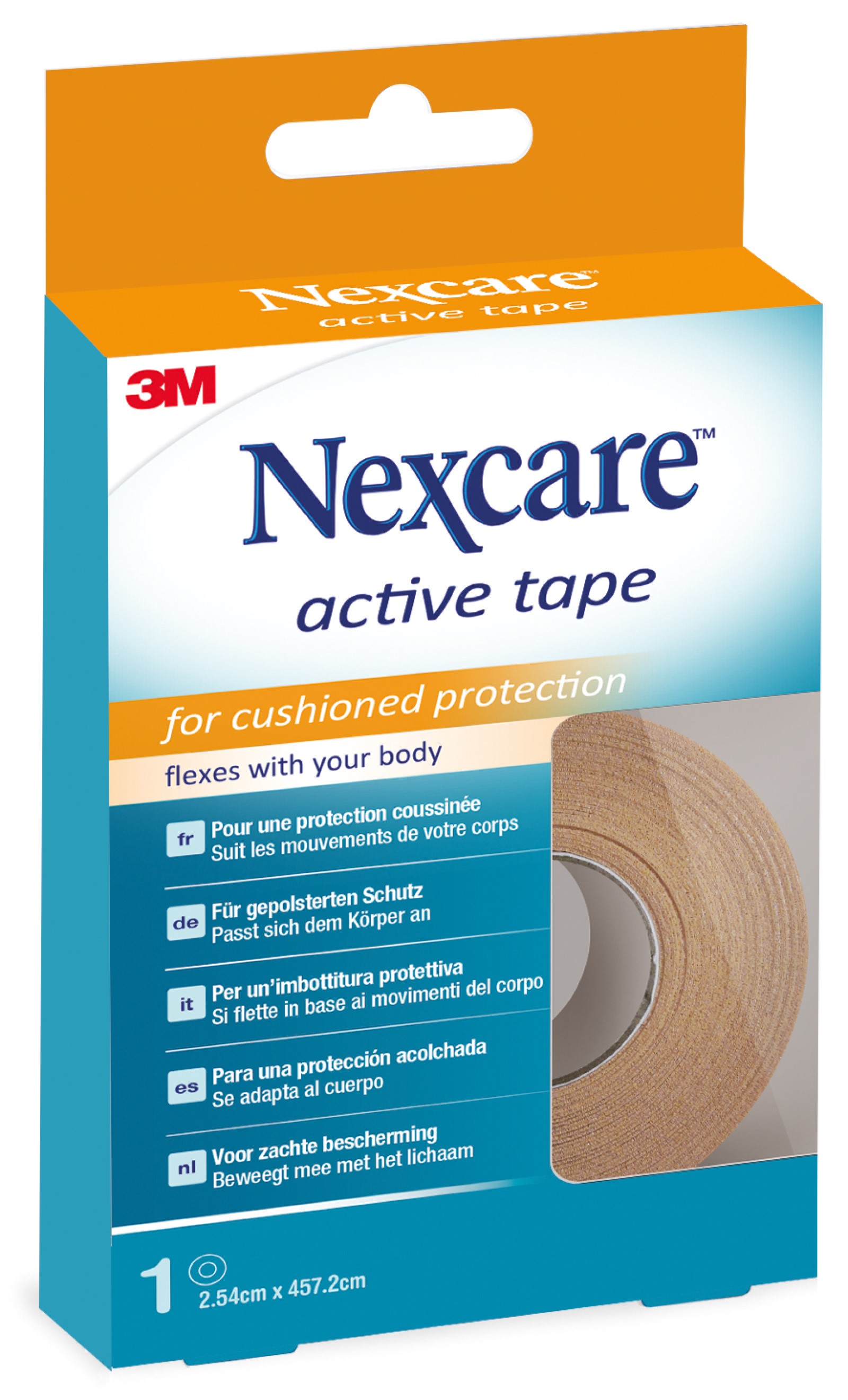 Nexcare™ Active Tape, 2.54cm x 457.2cm