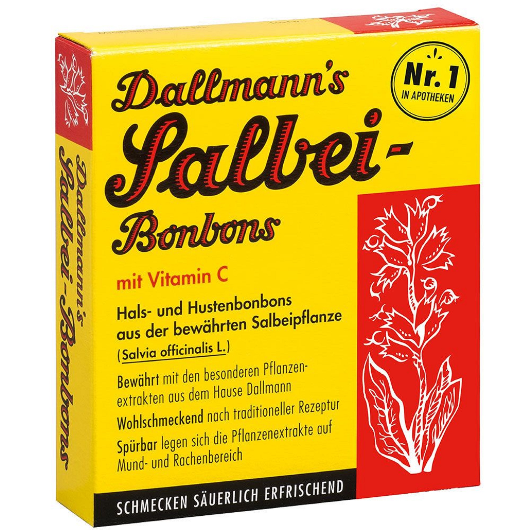DALLMANN'S SALBEI BONBONS, 37g, FS