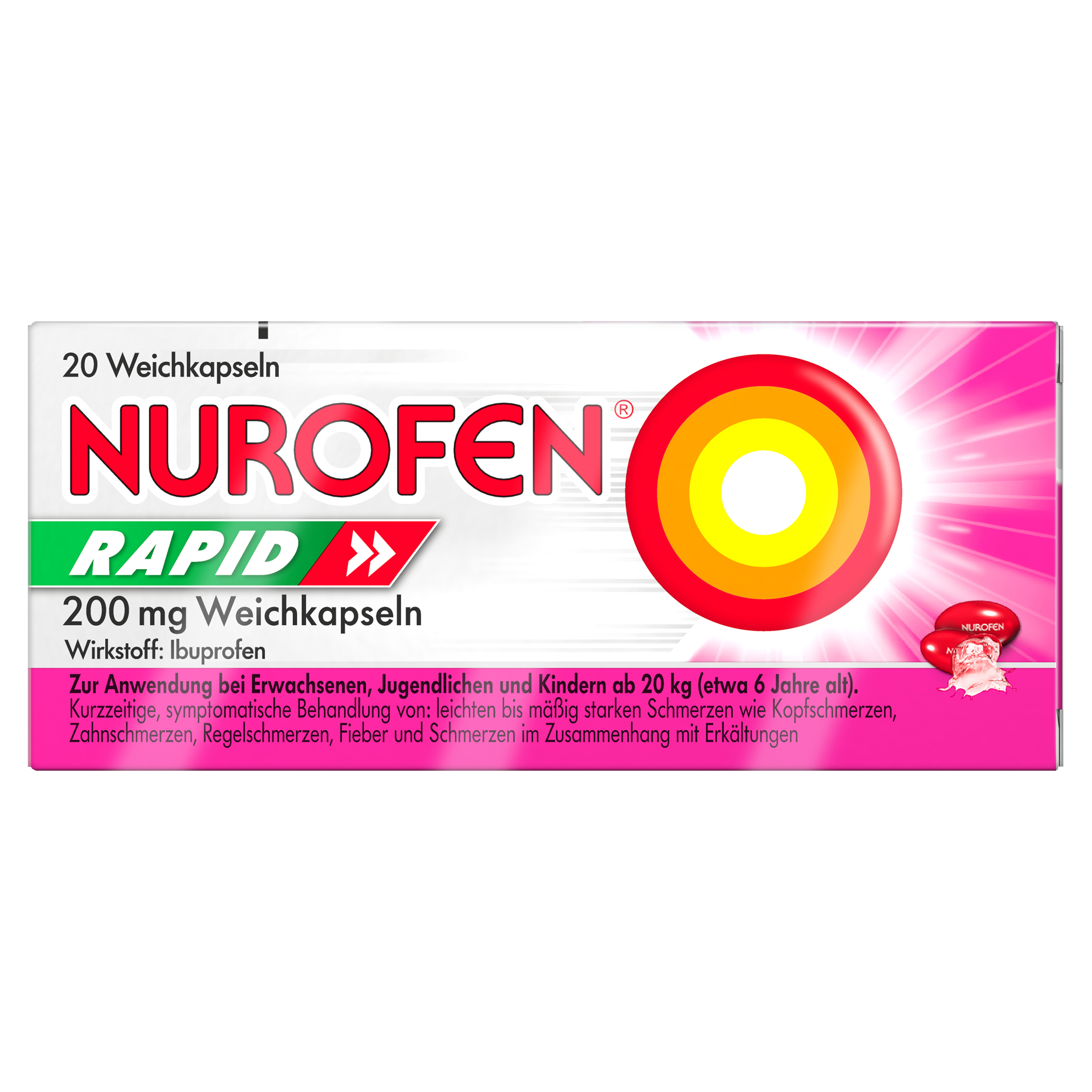 Nurofen rapid 200 mg - Weichkapseln