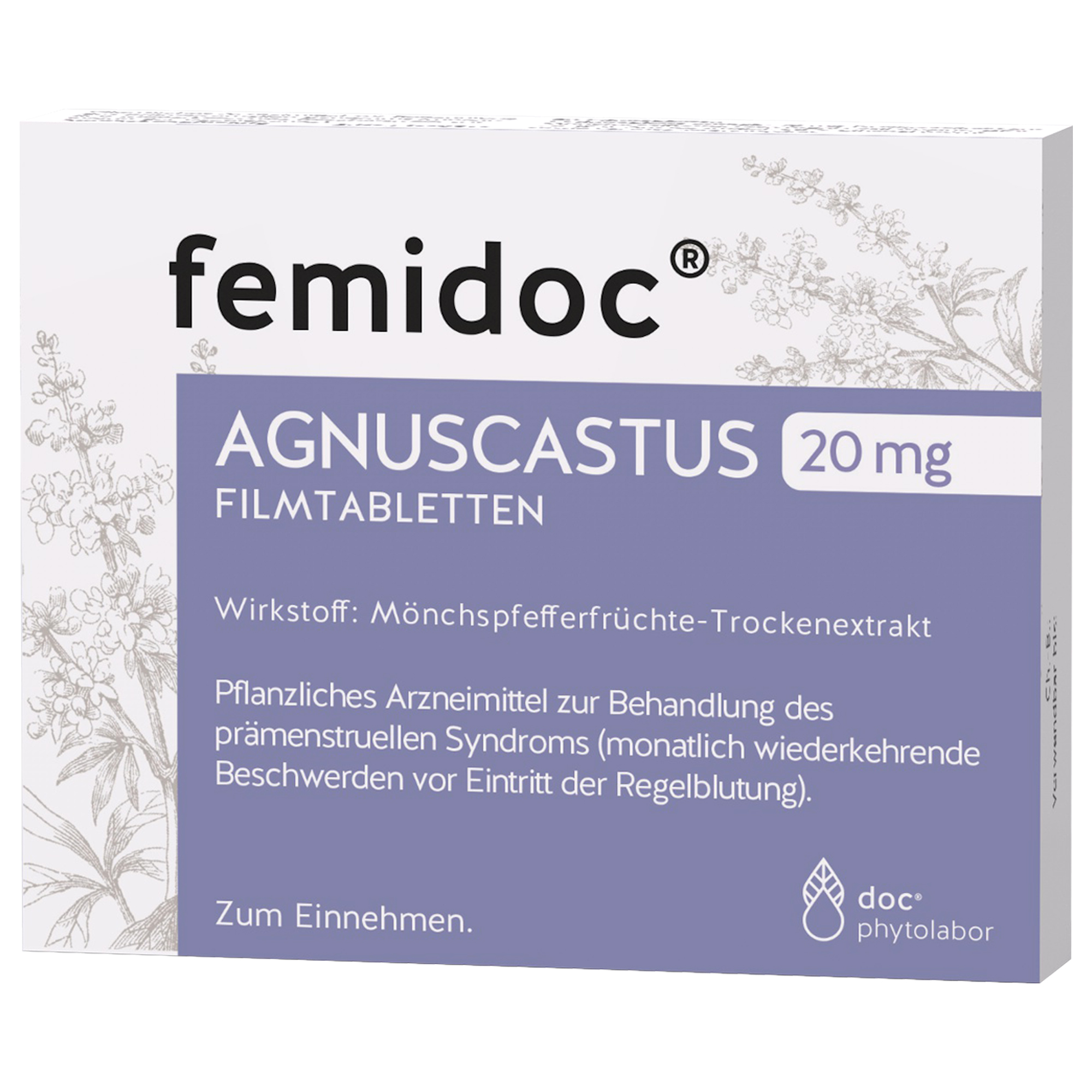 Femidoc Agnuscastus 20 mg - Filmtabletten
