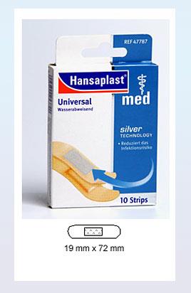 Hansaplast med Universal Strips 10 Stück