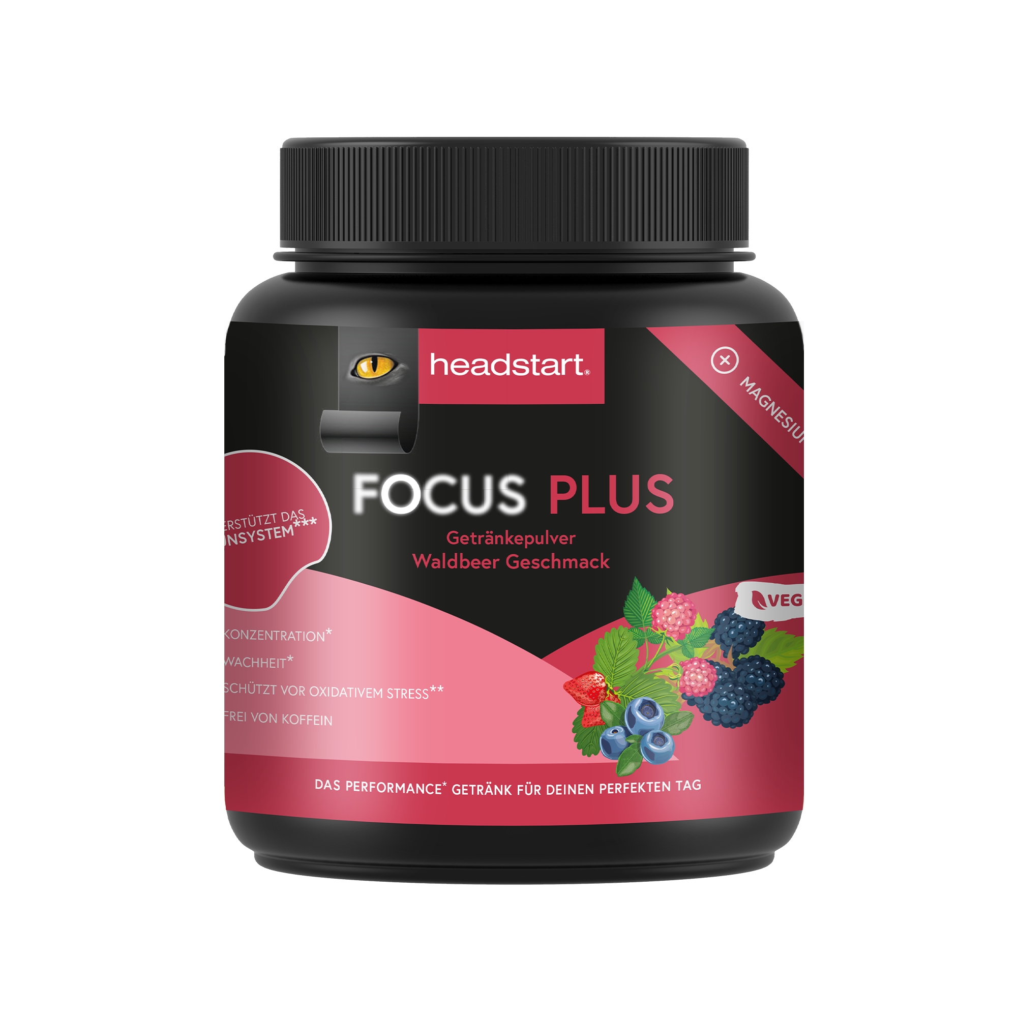 FOCUS PLUS Getränkepulver Waldbeer – 500g