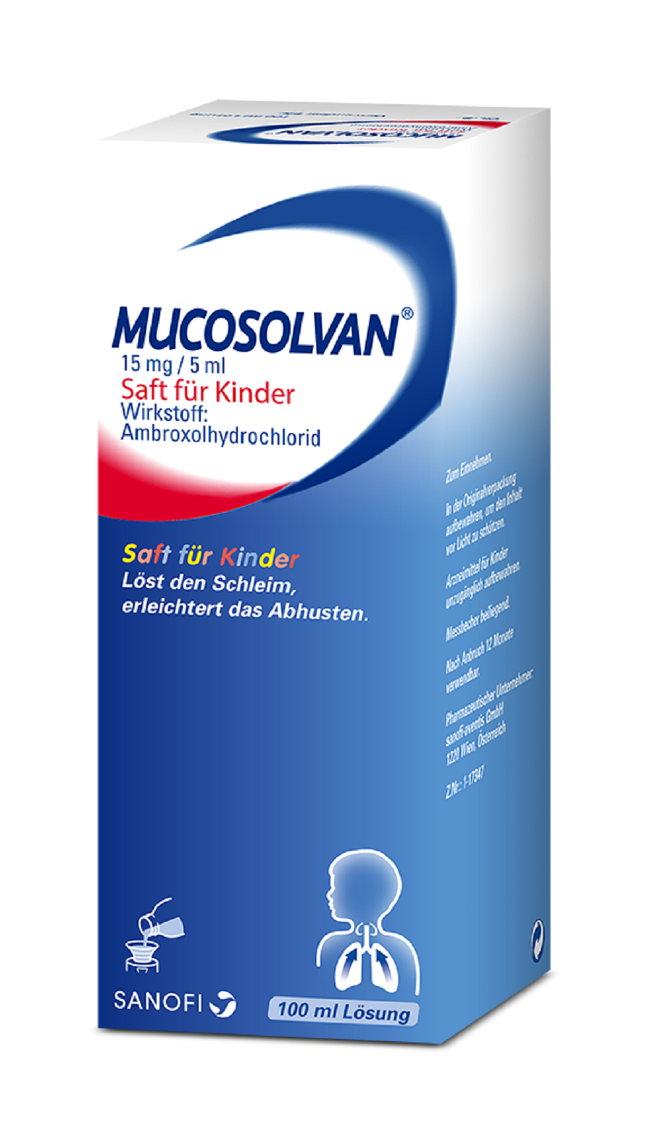 Mucosolvan 15 mg/5 ml - Saft für Kinder