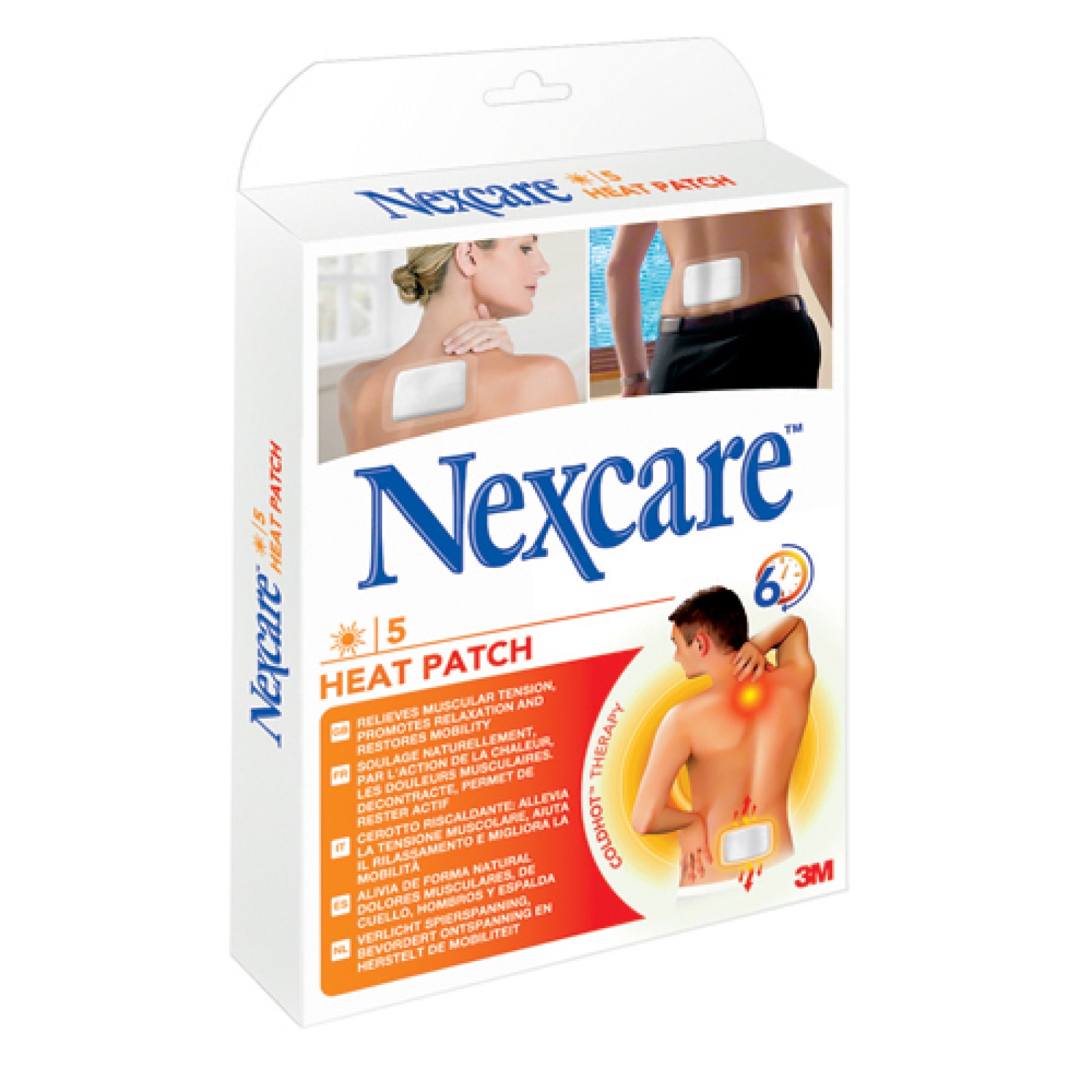 Nexcare™ Heat Patch, 9.5 cm x 13 cm, 5 Stk