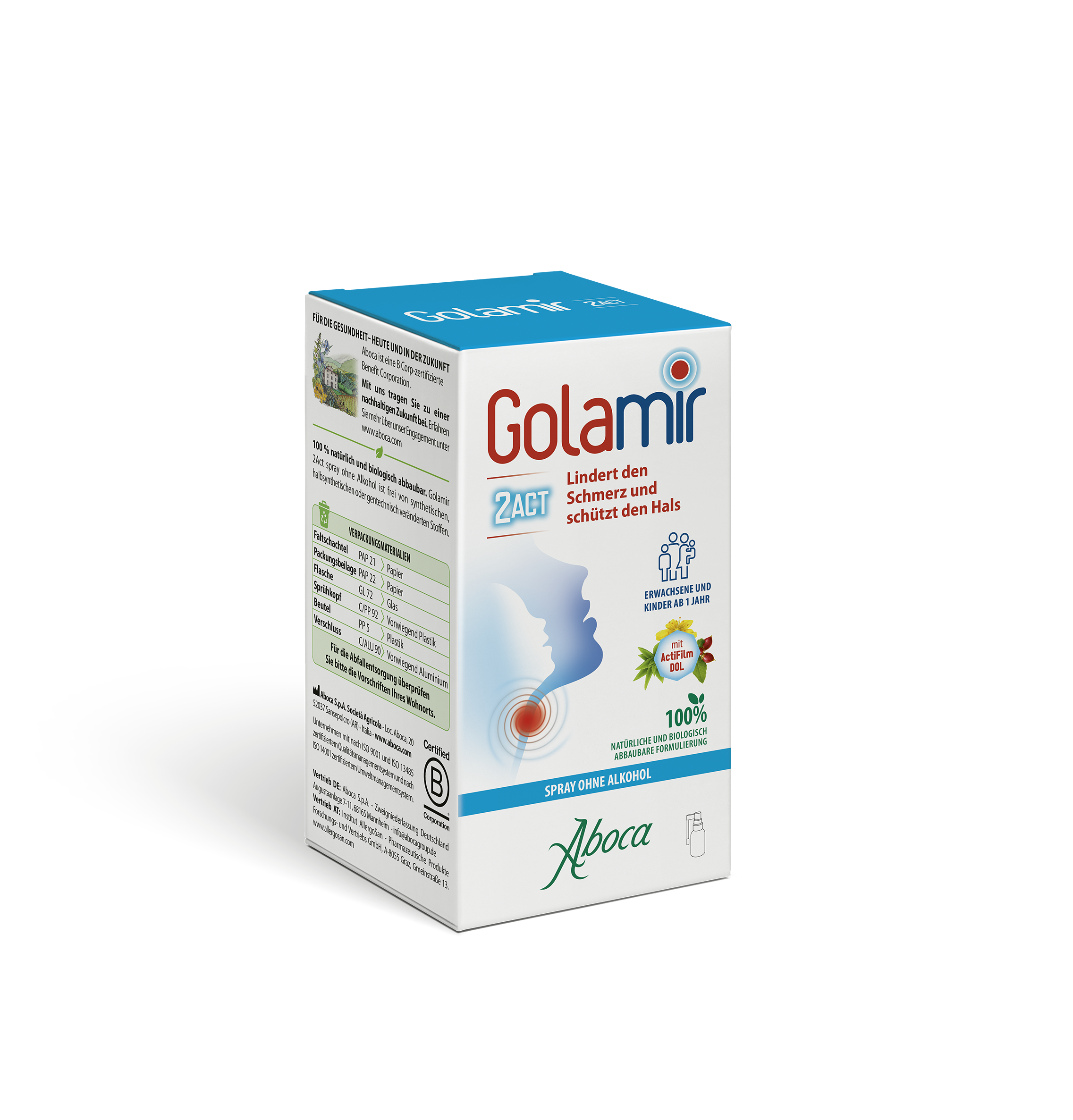 Aboca Golamir 2Act Spray (ohne Alkohol)