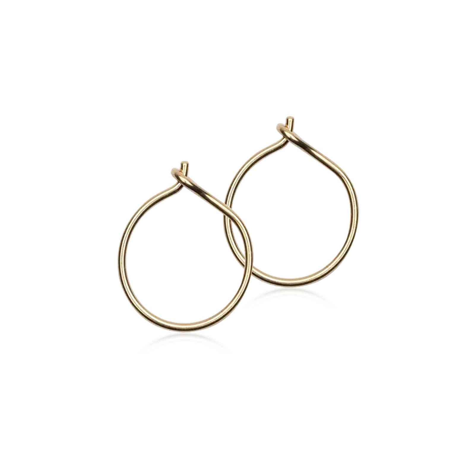 Blomdahl Ohrring Gold Titan 14mm