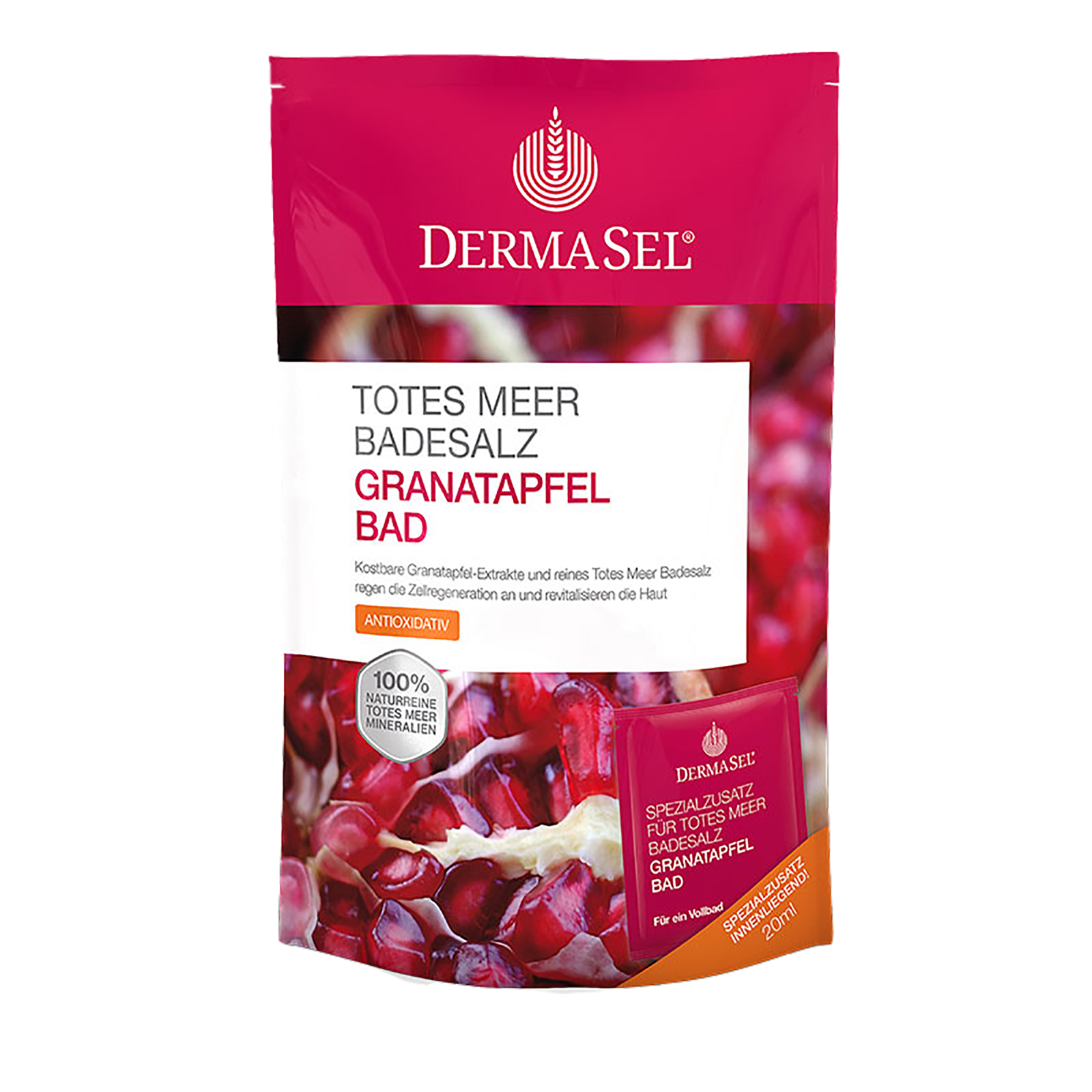 DermaSel® Totes Meer Badesalz Granatapfel