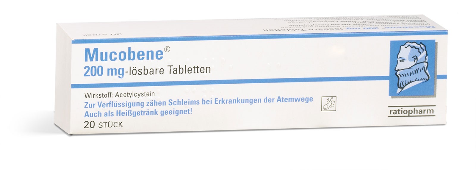 Mucobene 200 mg - lösbare Tabletten