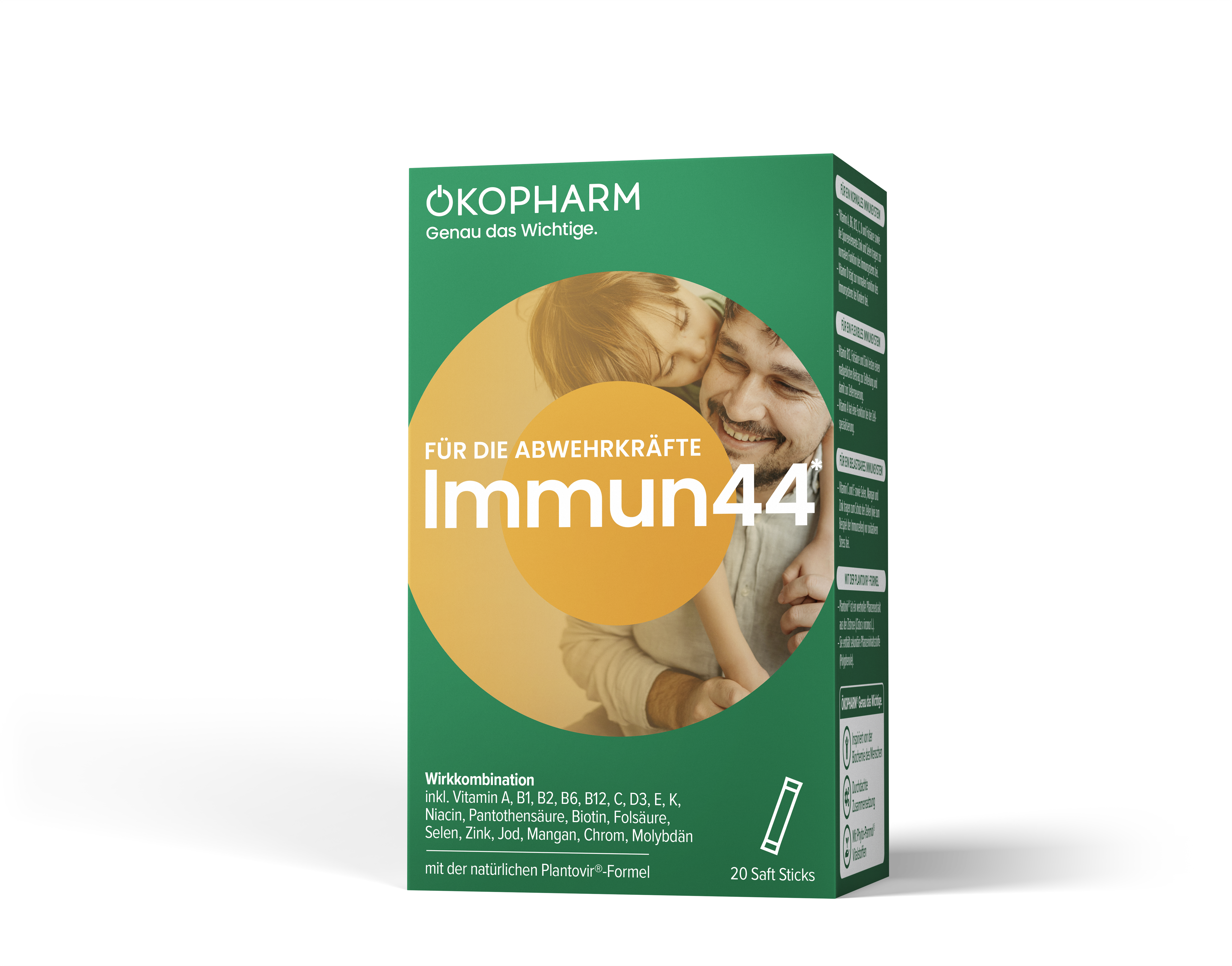 Ökopharm® Wirkkombination für die Abwehrkräfte Immun44® Saft-Sticks 20ST