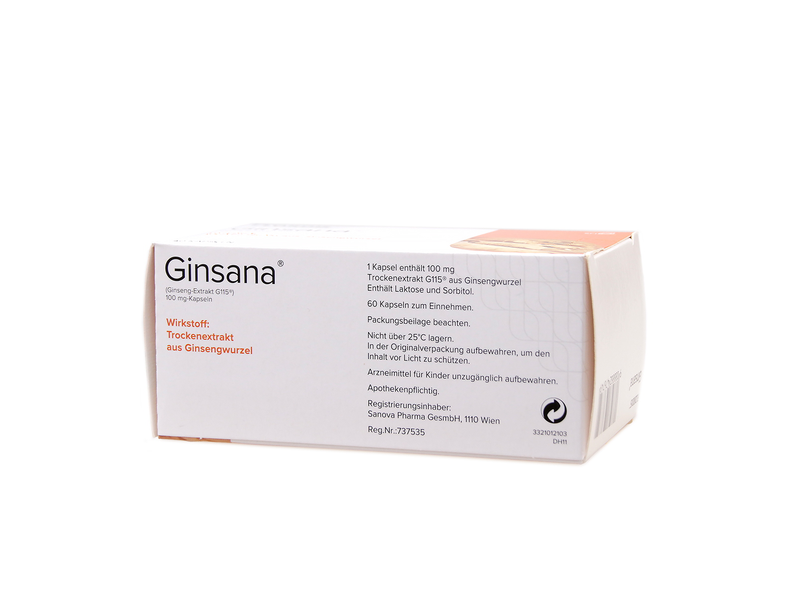 Ginsana® (Ginseng-Extrakt G115) 100 mg – Kapseln | Deine Apotheke