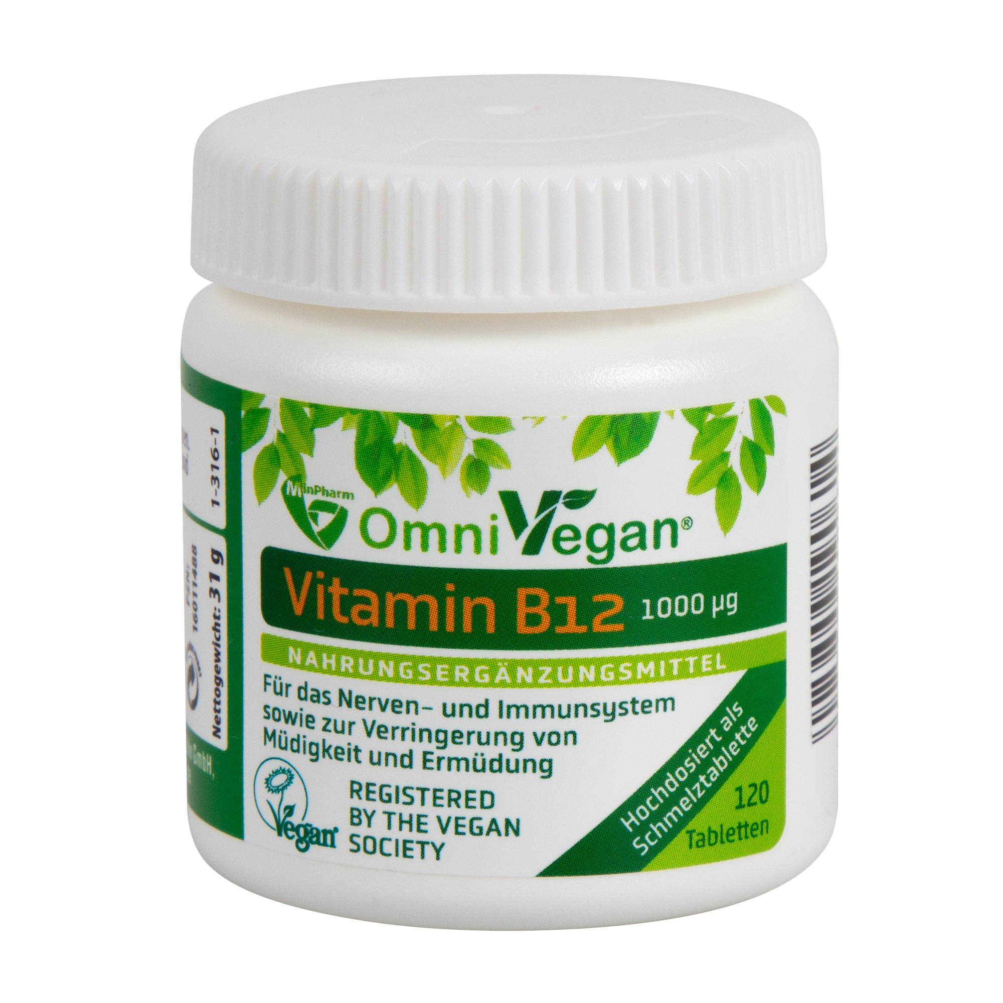 Boma Vitamin B12 Vegan Schmelztabletten