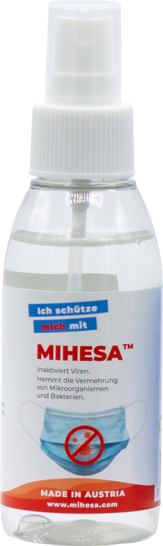 Mihesa Desinfektions- und Imprägnierspray für MNS