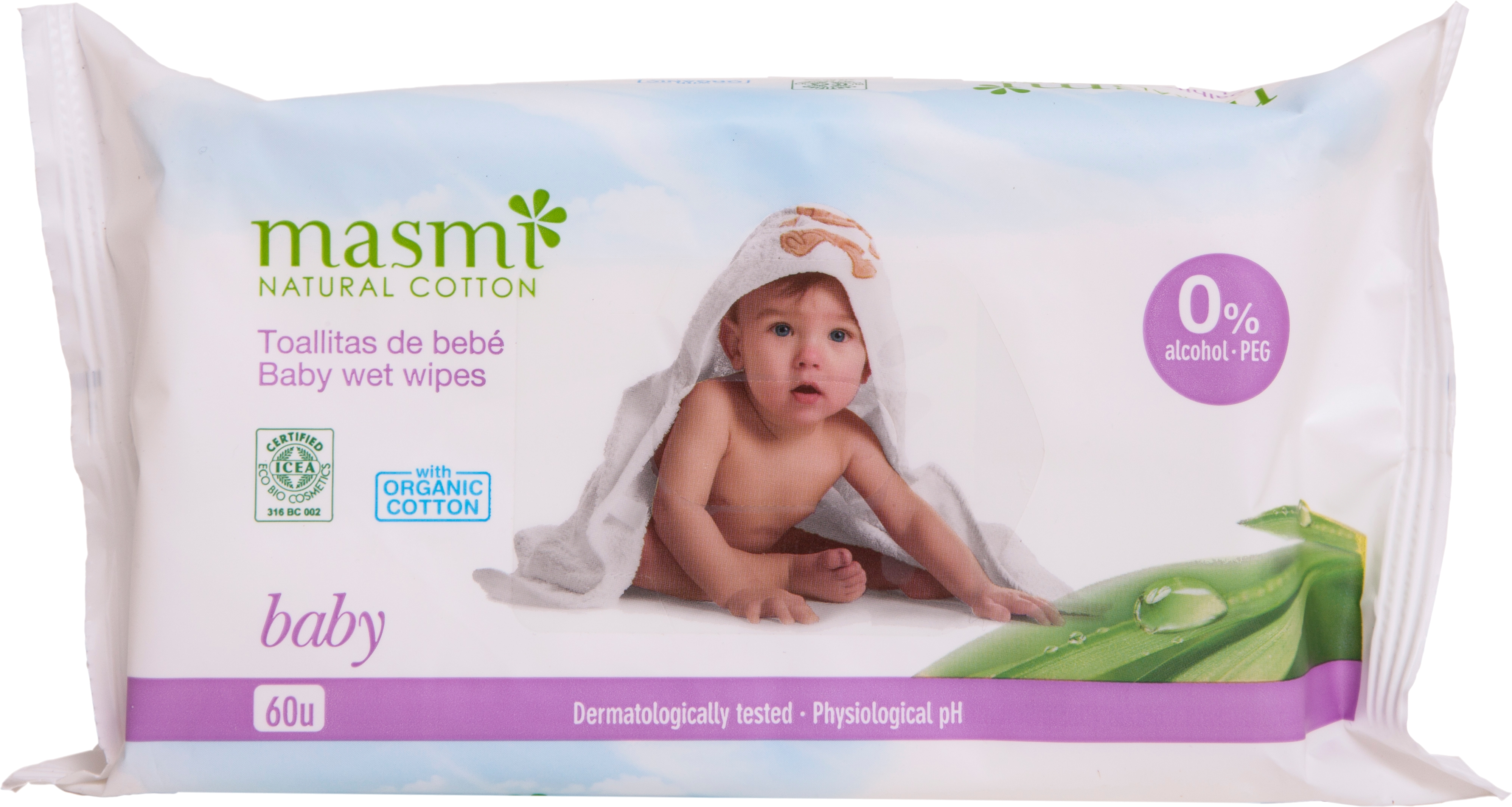 Masmi Organic Care - Bio Feuchttücher Baby