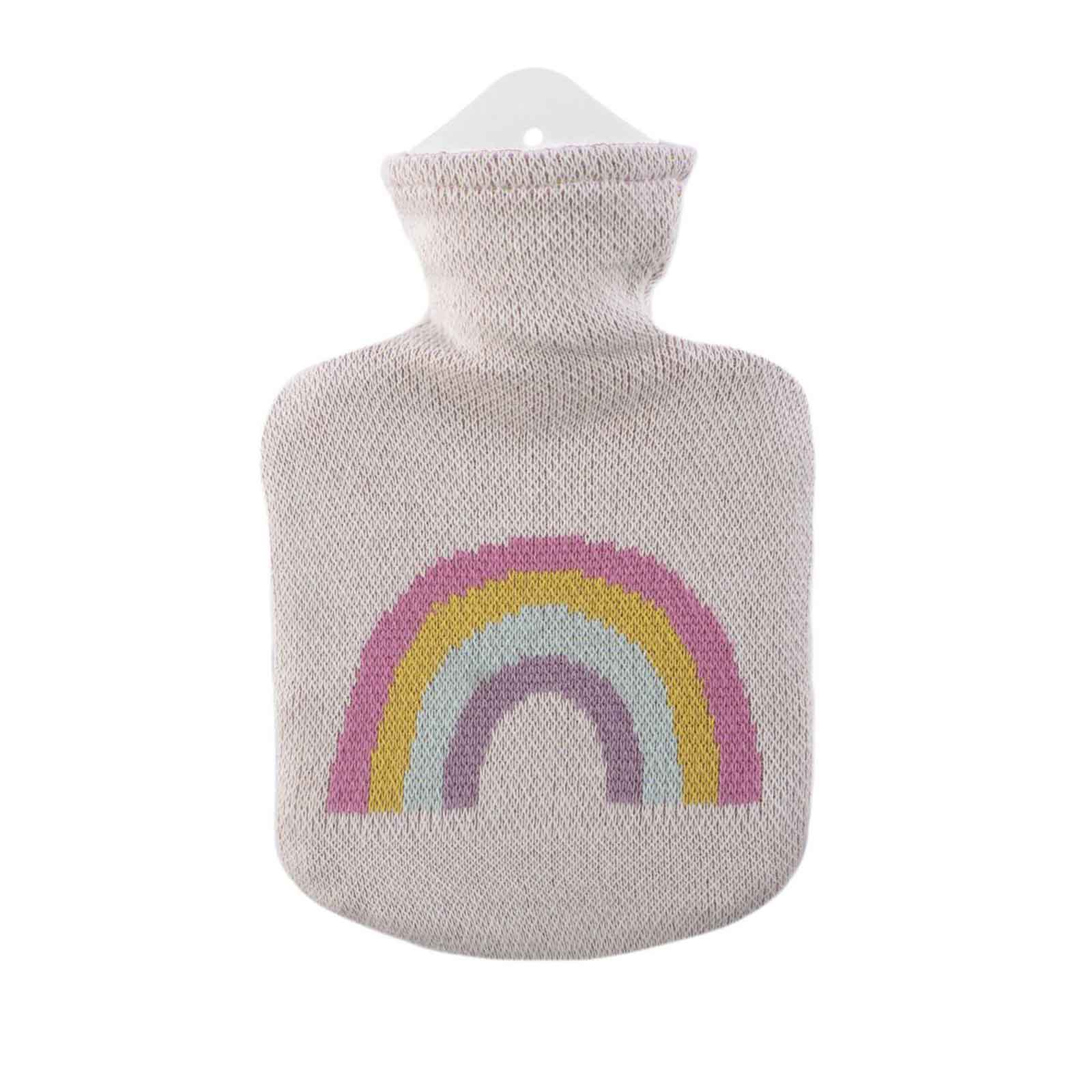 Kinder Wärmflasche Strick Öko-tex Regenbogen (0 l)
