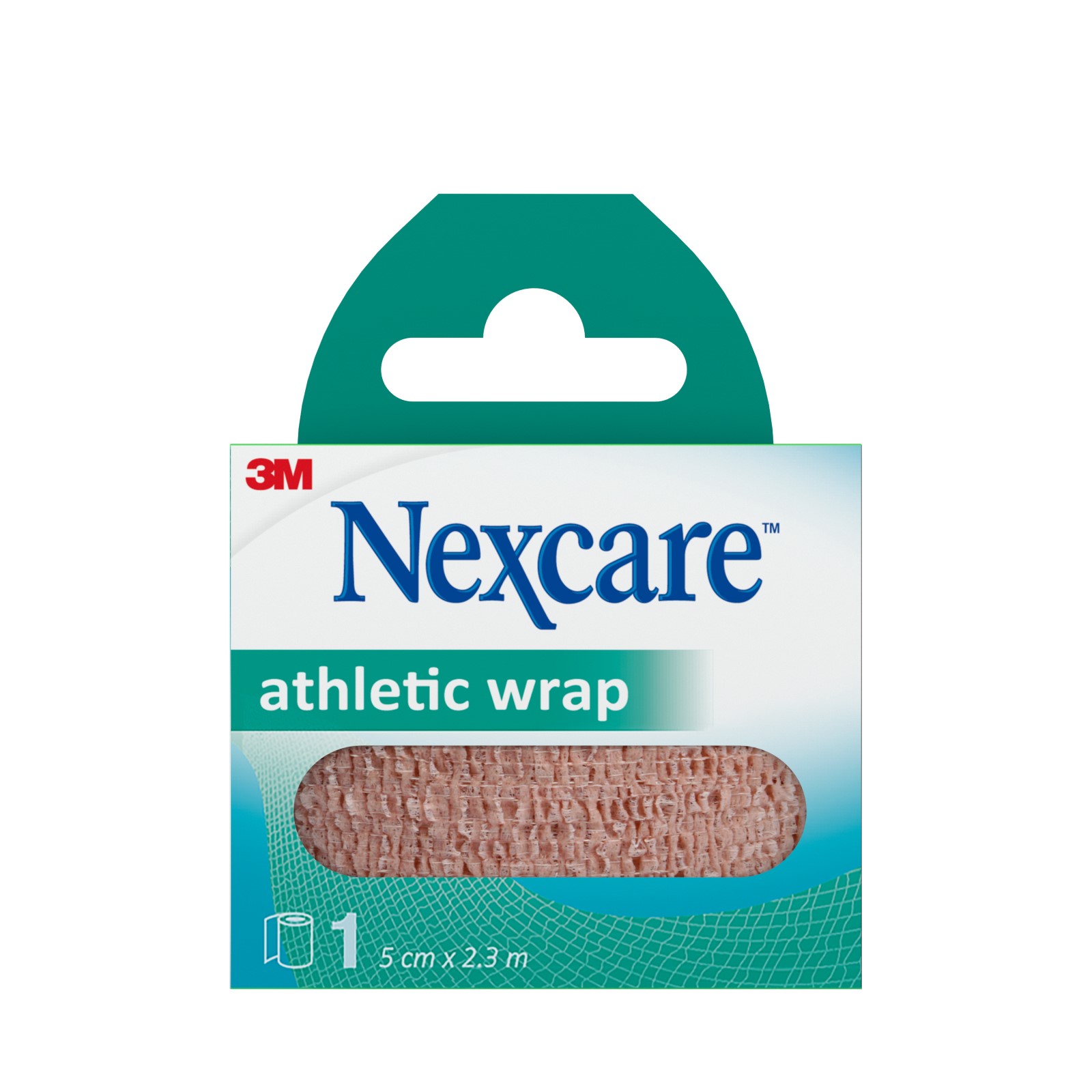 Nexcare™ Athletic Wrap hautfarben, 5 cm x 2,3 m, 1/Packung