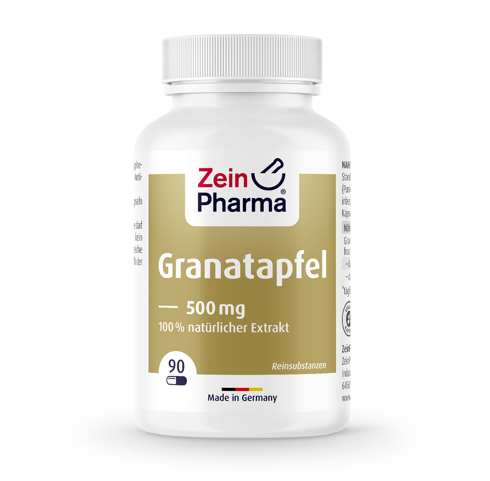 Zeinpharma Granatapfel Extrakt 500 mg Kapseln