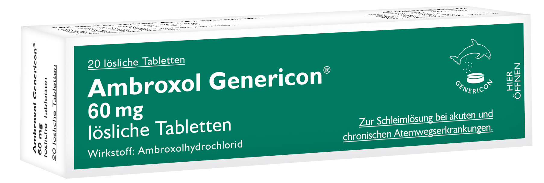 Ambroxol Genericon 60 mg - lösliche Tabletten