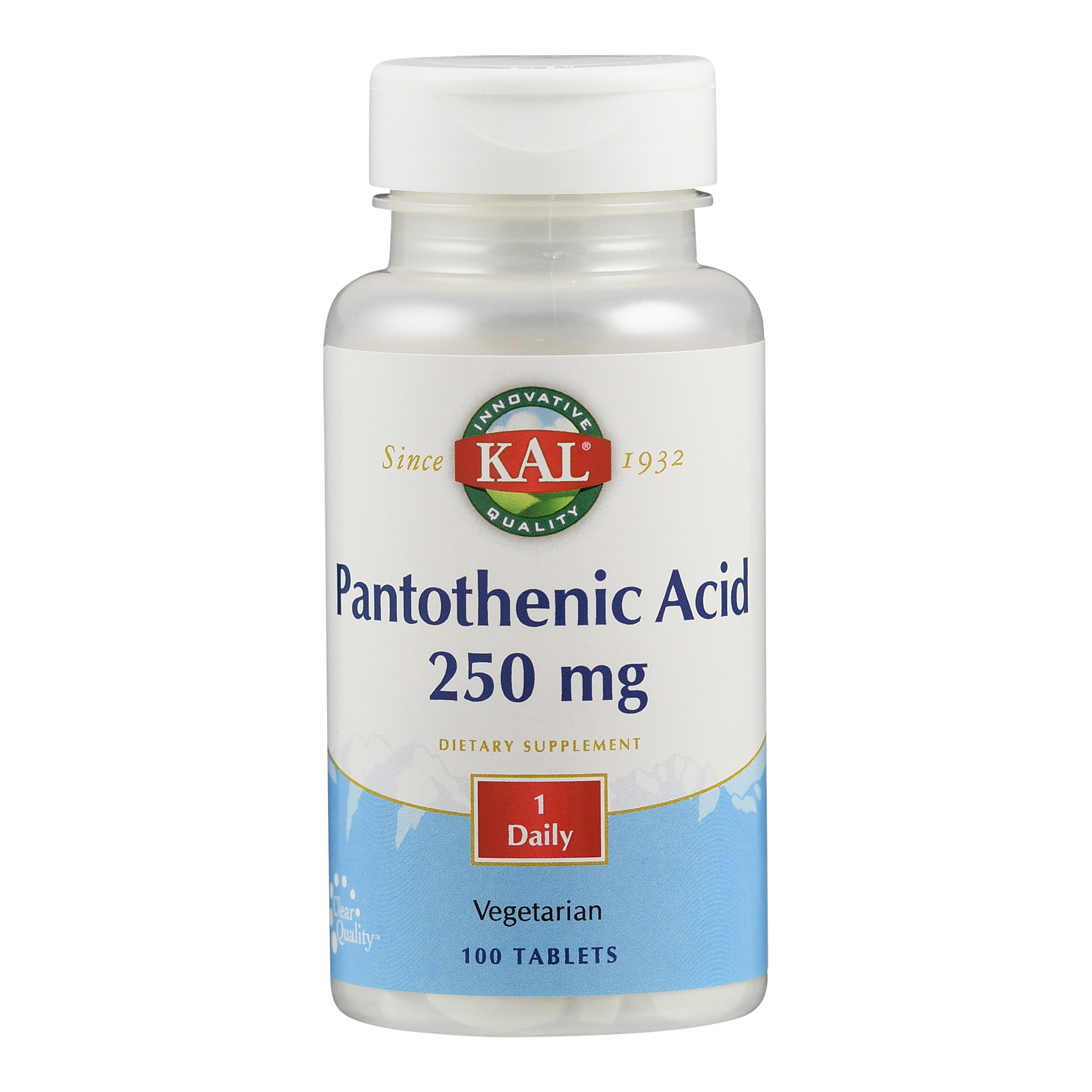 Supplementa Pantothensäure (Vitamin B5) 250 mg Tabletten