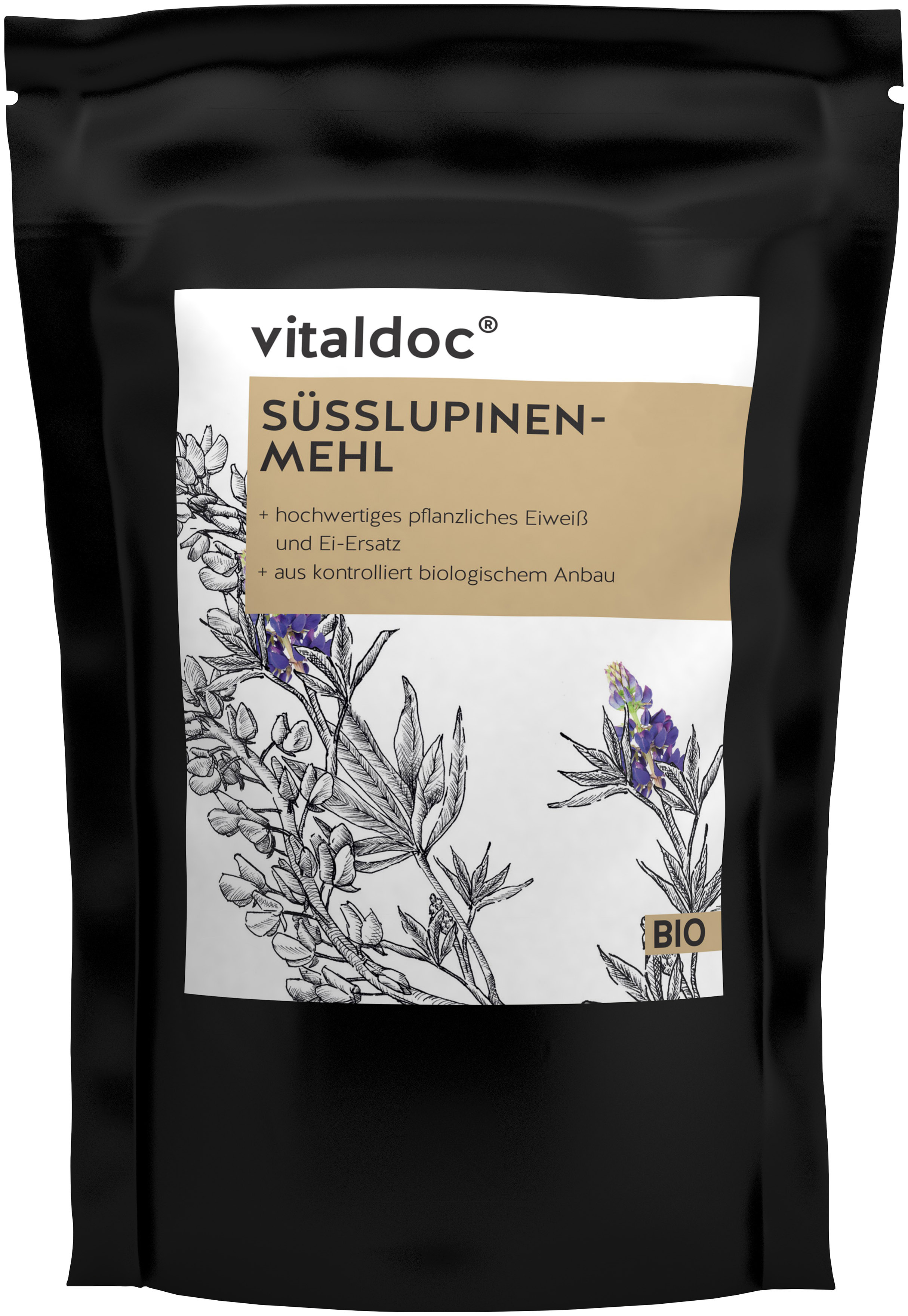 vitaldoc® BIO SÜSSLUPINENMEHL (500 g)