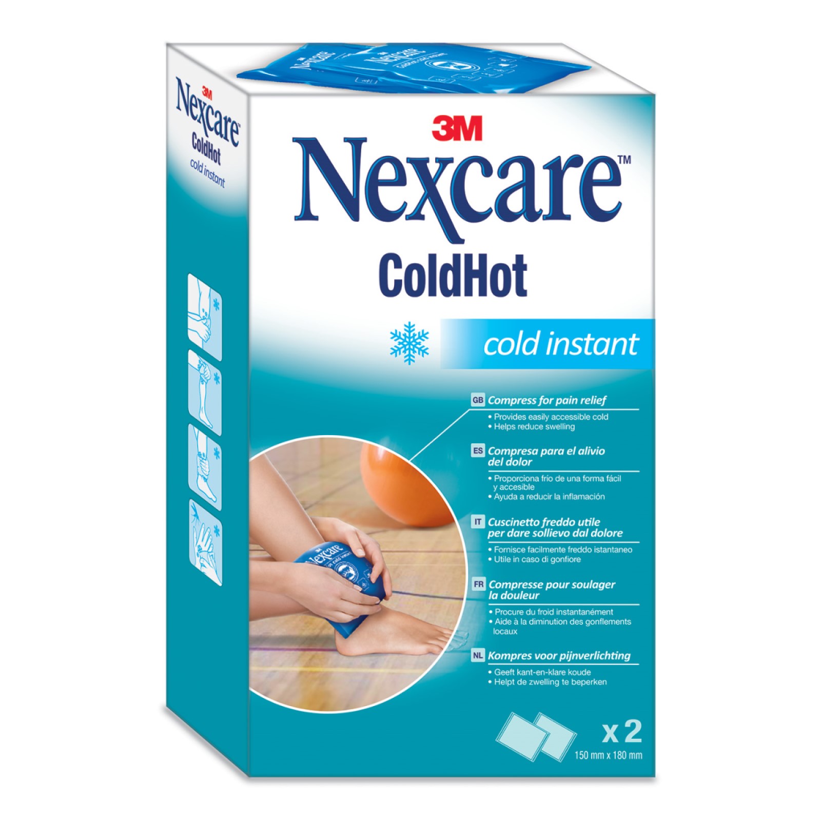 Nexcare™ ColdHot Cold Instant-Kompresse 150 mm x 180 mm