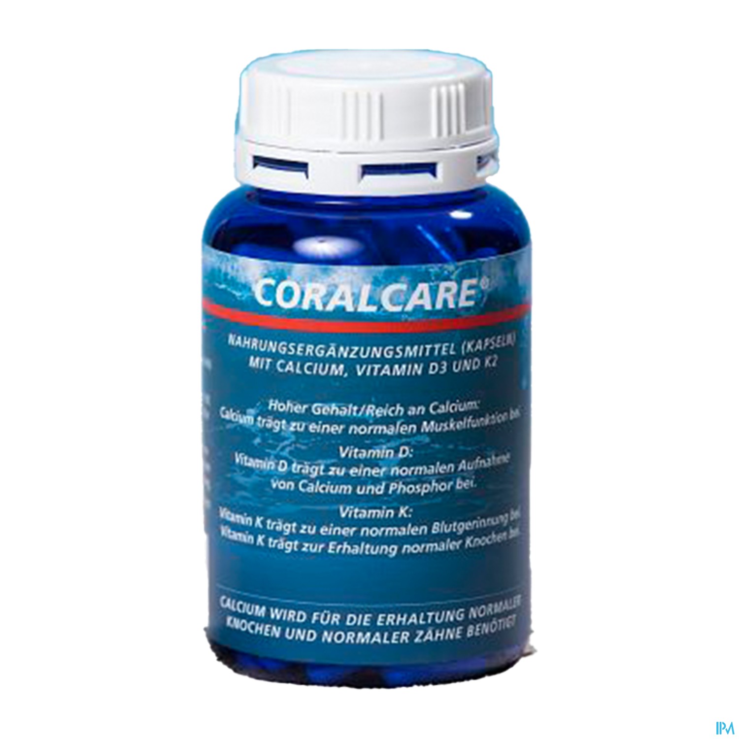 Coralcare Kapseln Korallencalcium Scleractinia mit Vitamin D3/k2 120 Stück