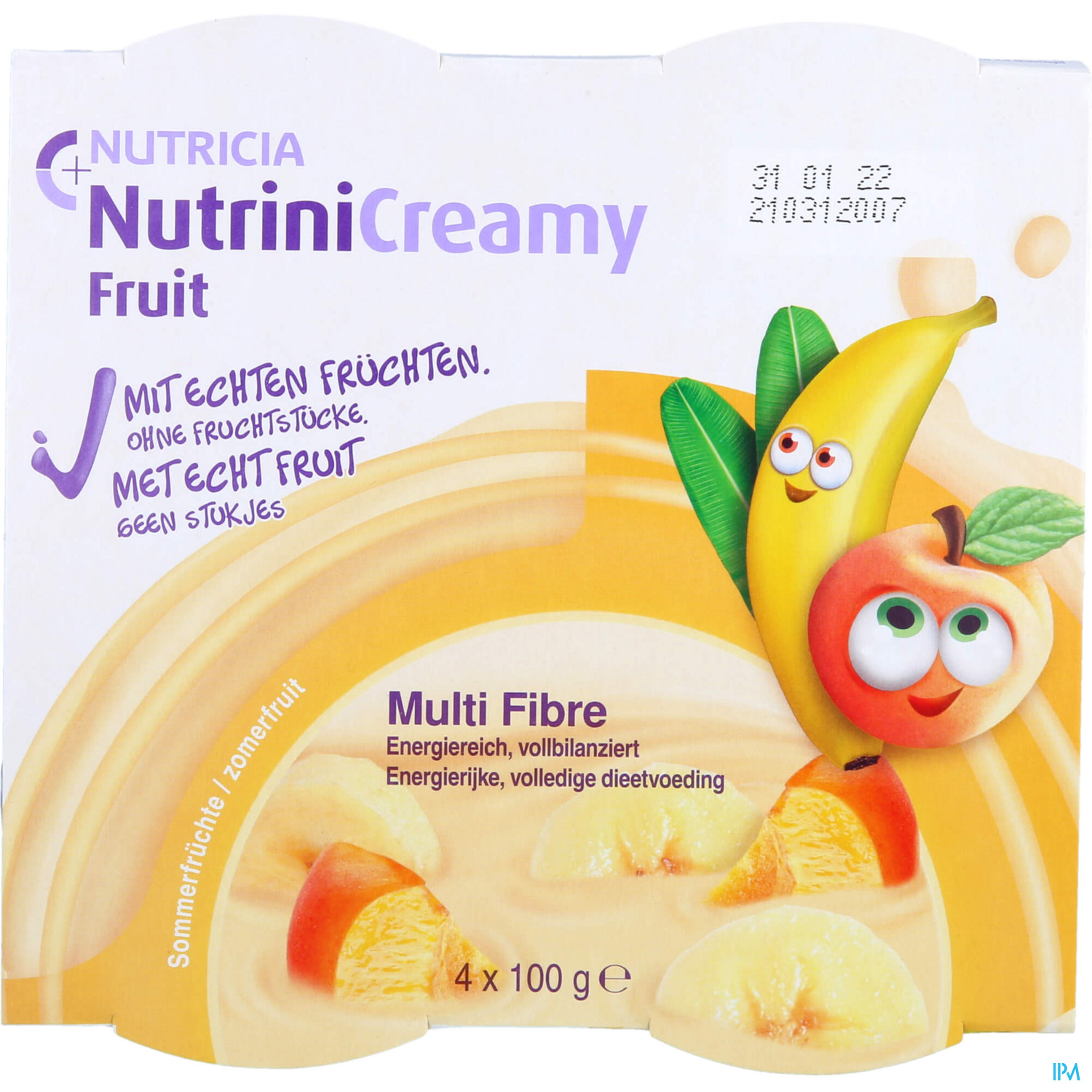 NUTRINI CREAMY FRUIT SOMMER 48ST