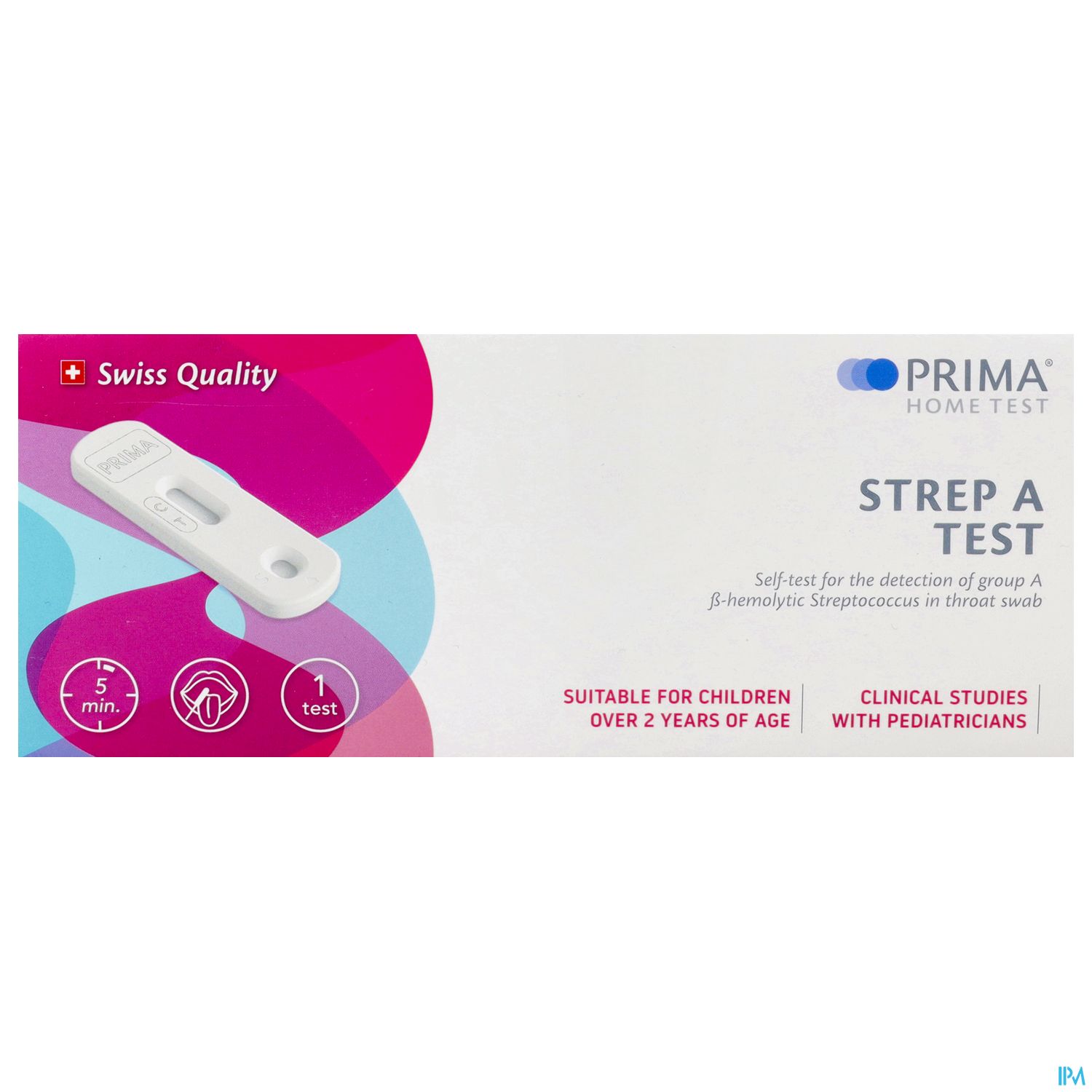 Diagnostika U.zubehoer Prima/strep A Test Selbsttest Nachweis Con Beta Haemolytisch 1st