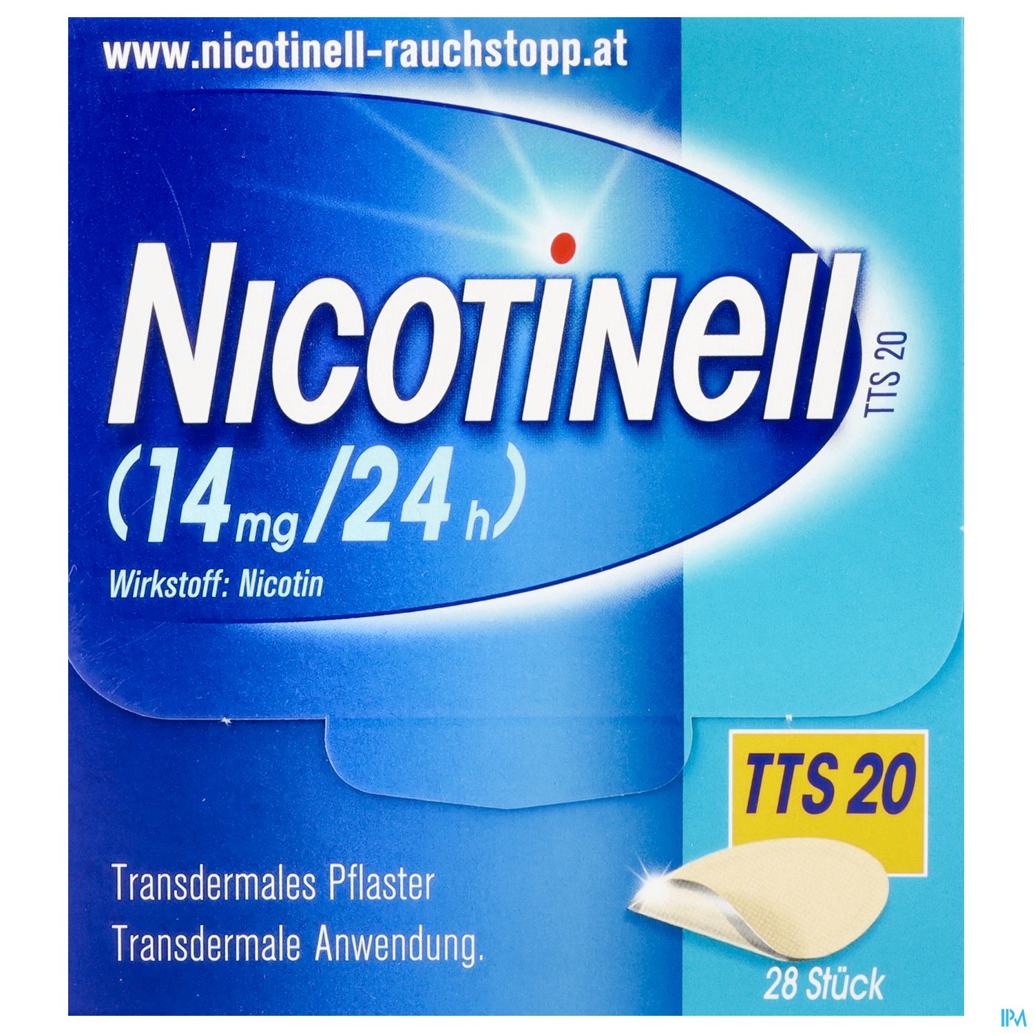 Nicotinell TTS 20 (14 mg/24 h) - transdermale Pflaster