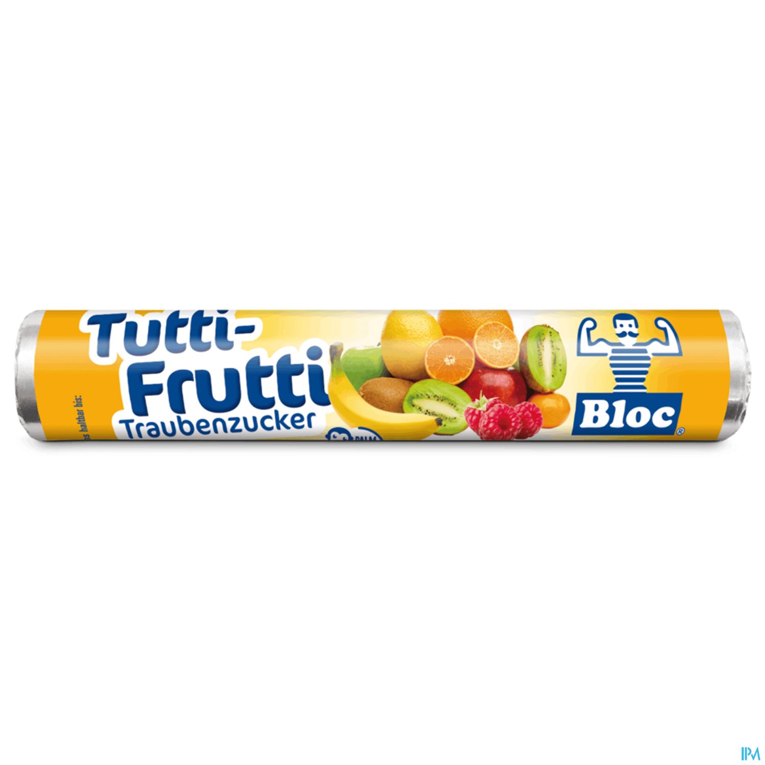 Bloc Traubenzucker Rollen Tutti-frutti 42g