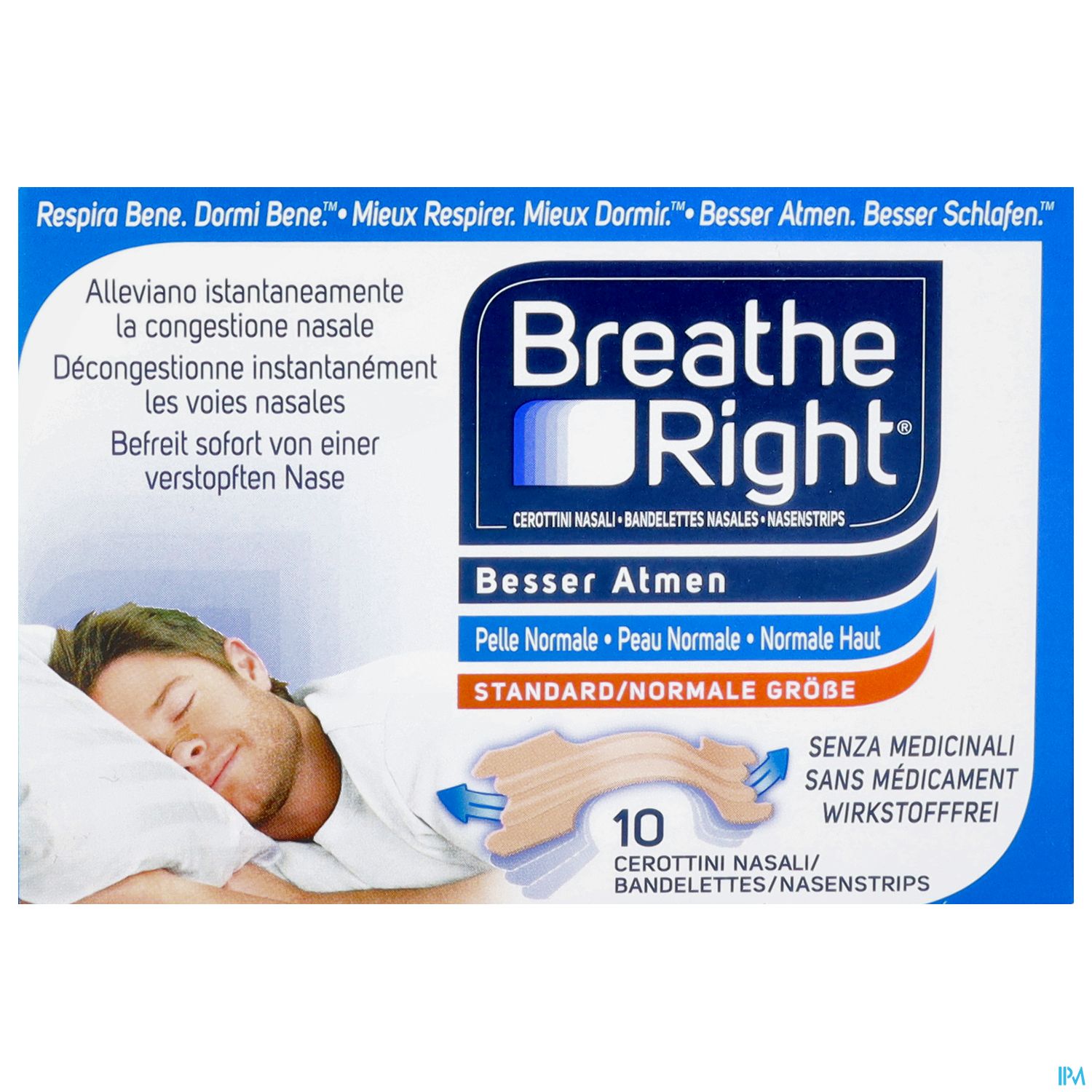 Nasen Strips Besser Atmen Breathe Right Nasenpfl Beige Normal 10st