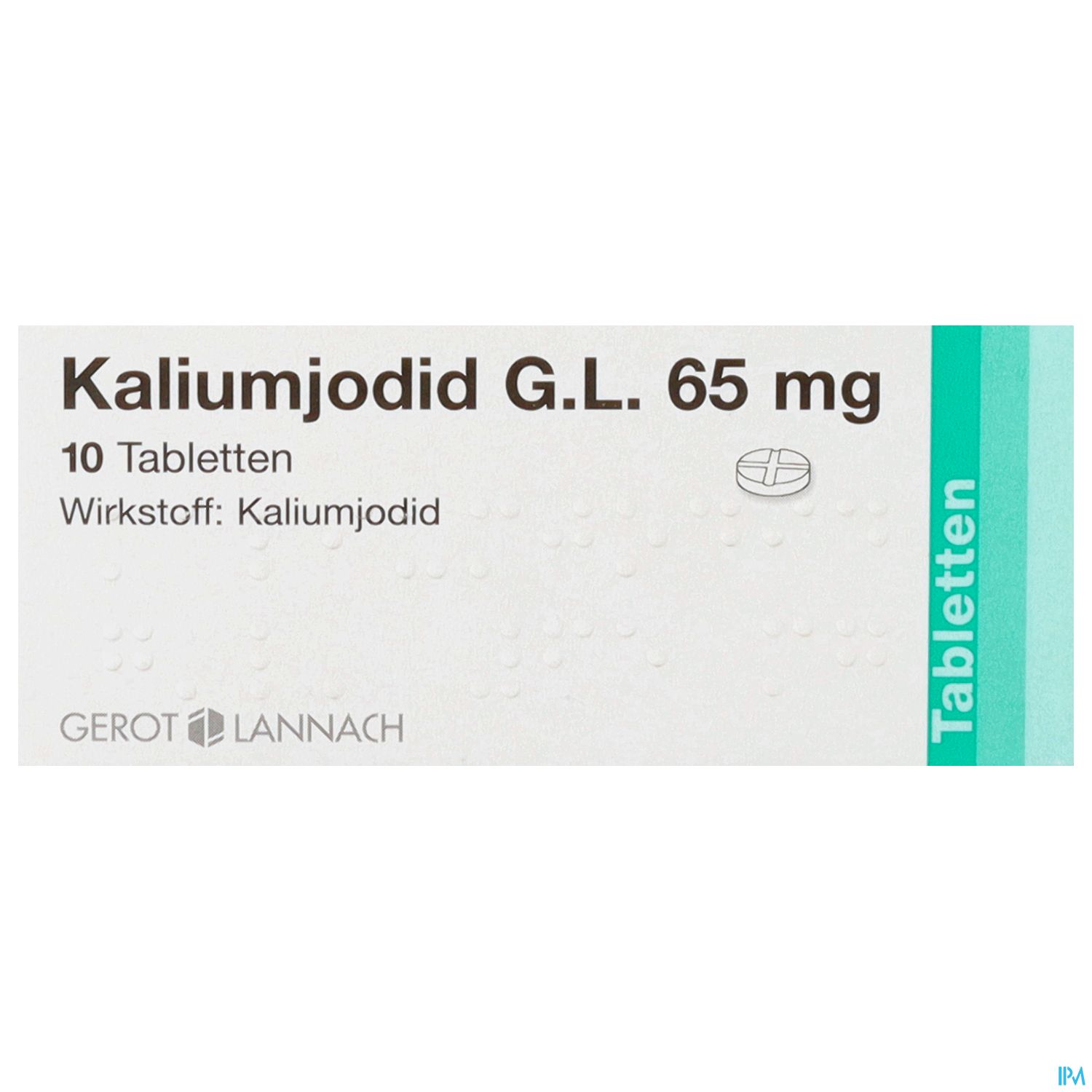 Kaliumjodid G.L. 65 mg - Tabletten