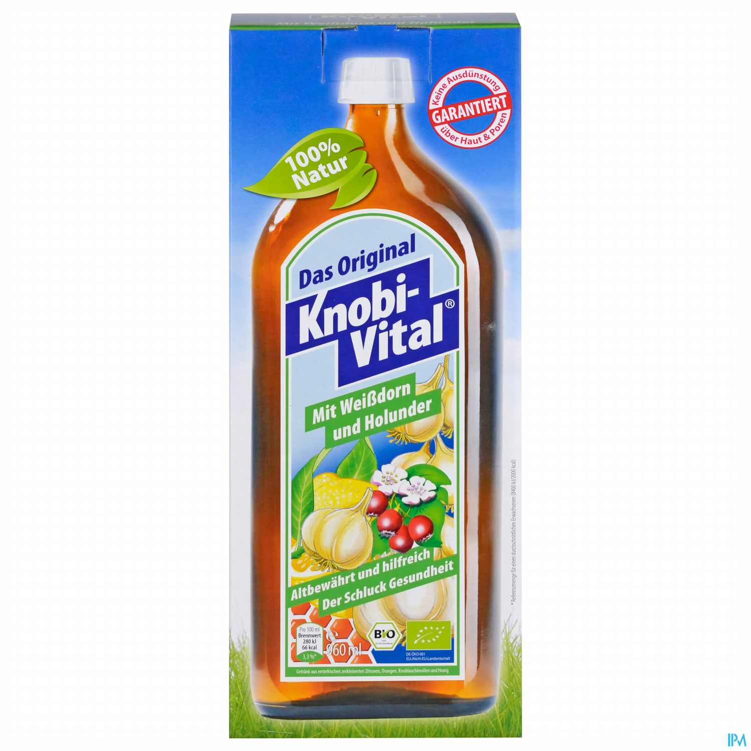 Knobivital +weissdorn +holunder 960ml