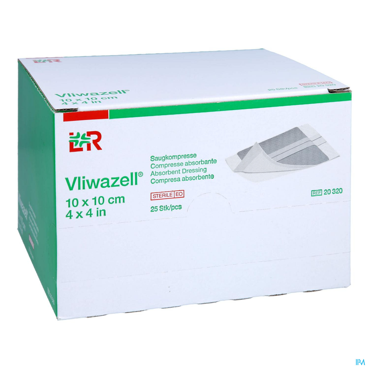 VLIWAZELL ST 10X10CM 25ST Deine Apotheke