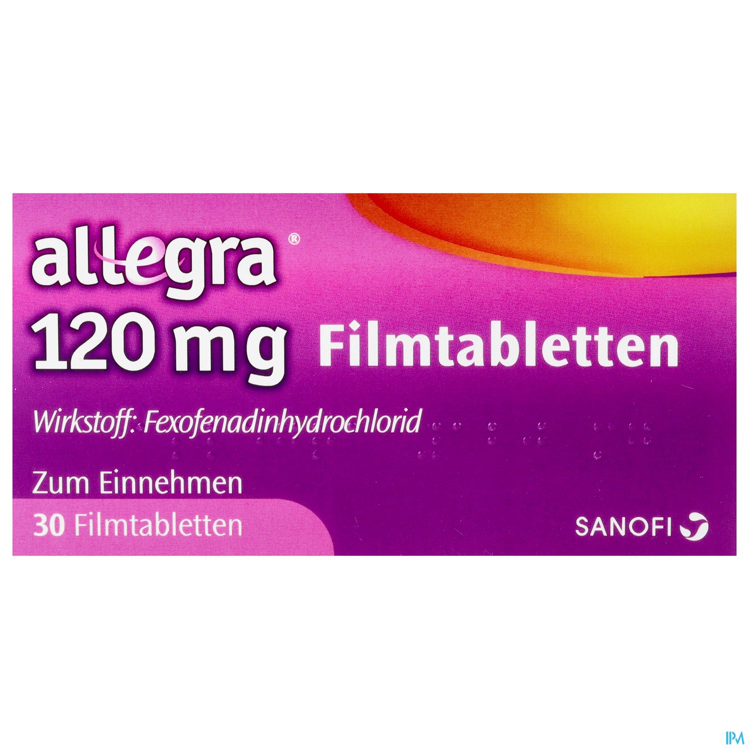 Allegra Filmtabl 120mg 30st