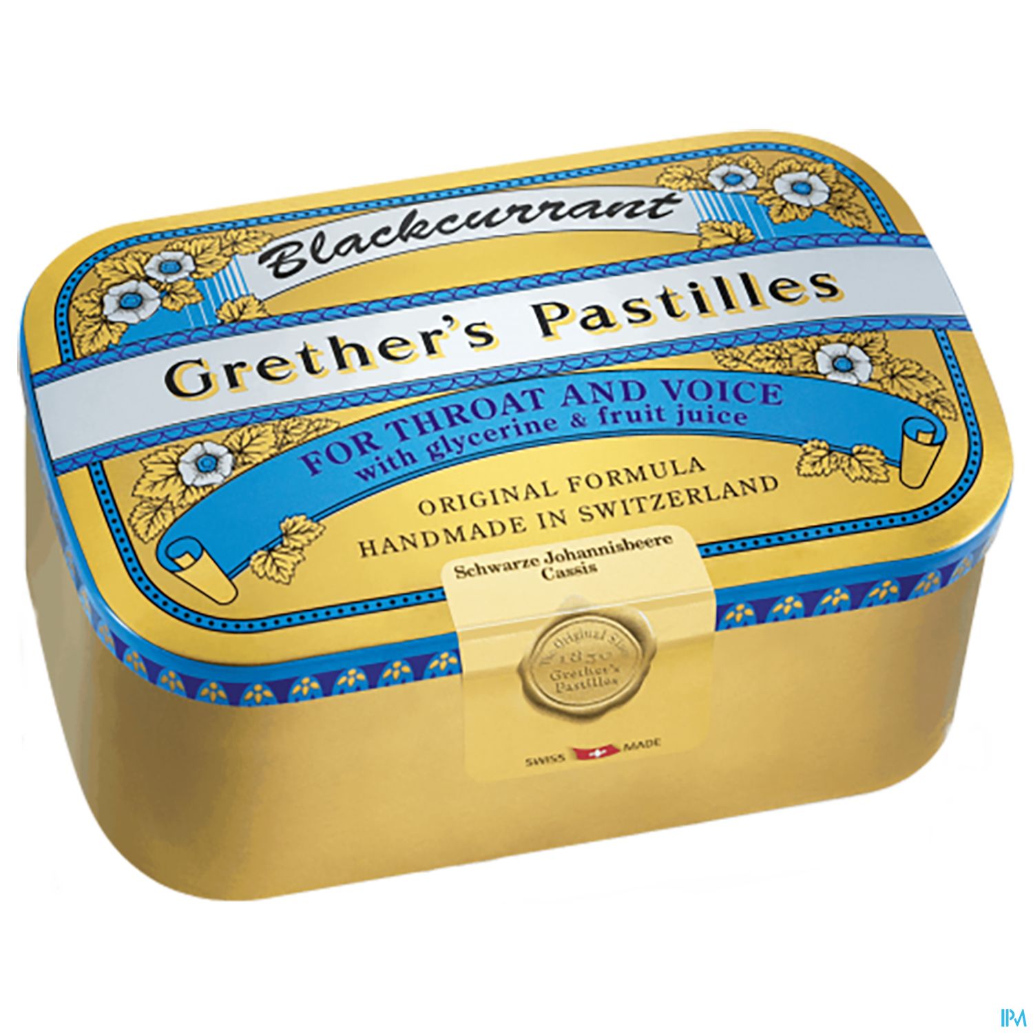 Grether's Pastilles Blackcurrant Zuckerhaltig 440g