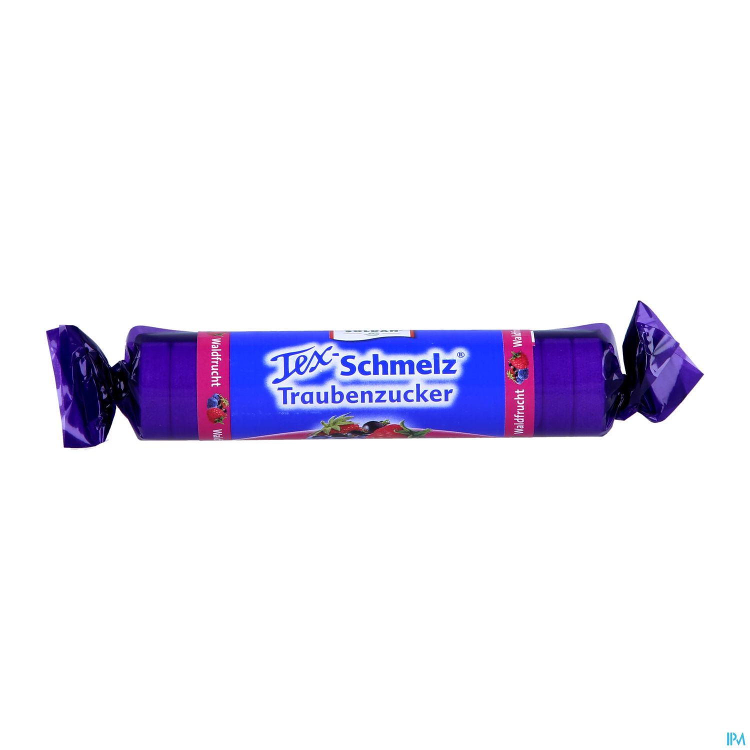 Tex-schmelz Traubenzucker Rolle Waldfrucht 33g