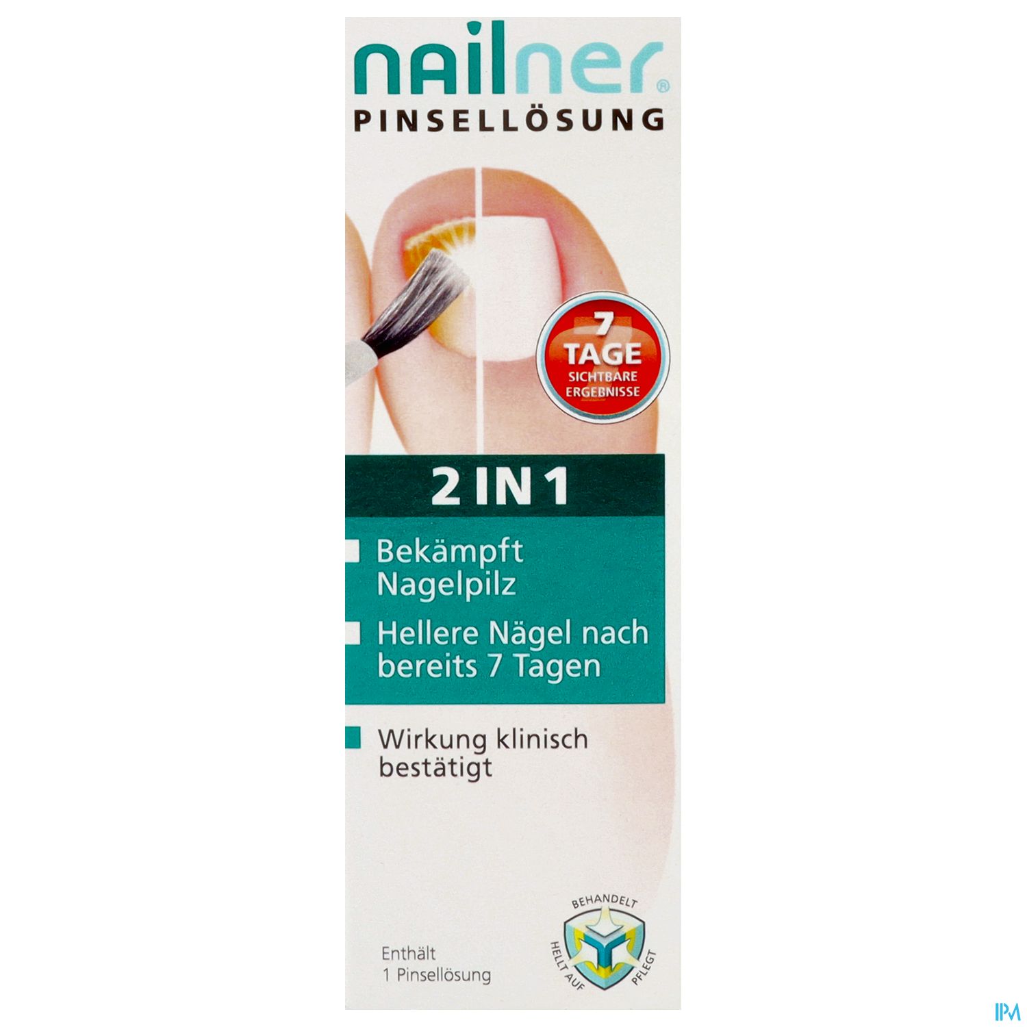 Nagel Pilz Nailner Pinsel Loesung/2in1 5ml