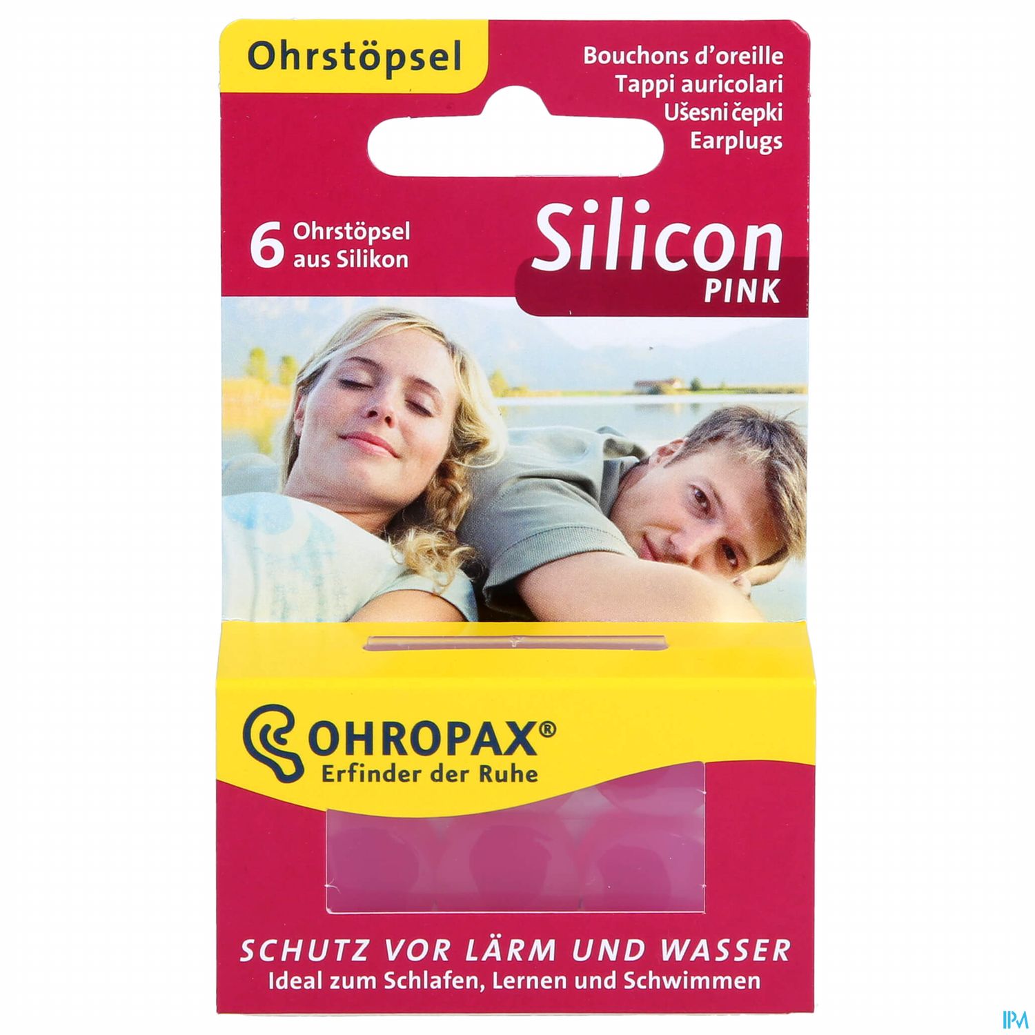 OHROPAX SIL.LAERM/WIND PINK 6ST