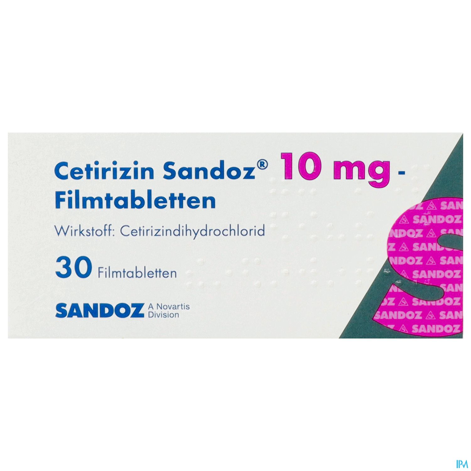 Cetirizin Sandoz 10 mg - Filmtabletten