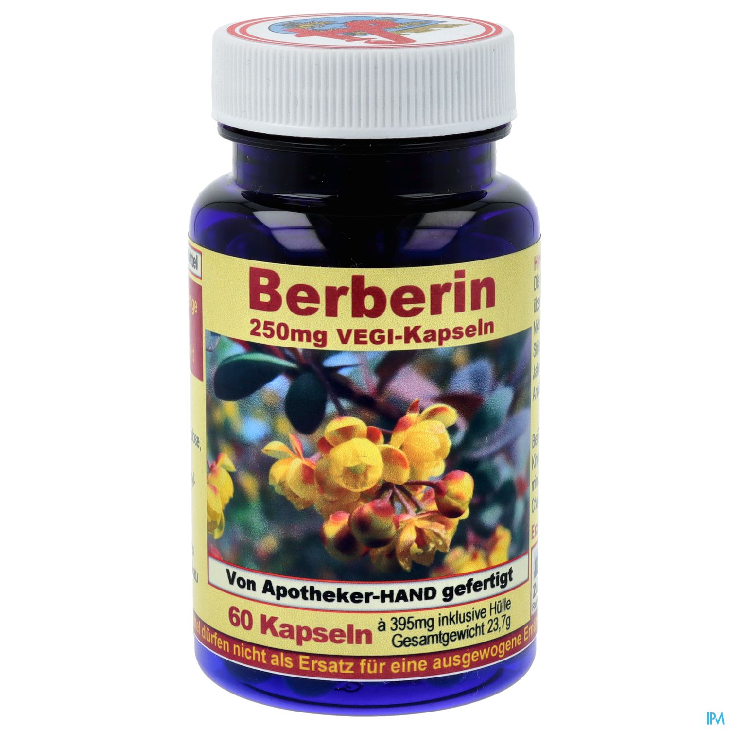 Berberin 250mg Vegikapseln 60st