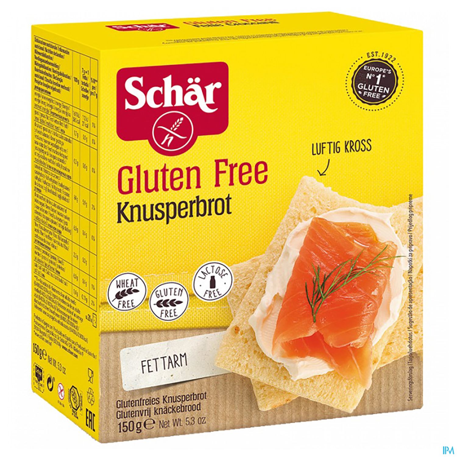 Glutenfreie Produkte-schaer Vital Knusperbrot 22406 150g