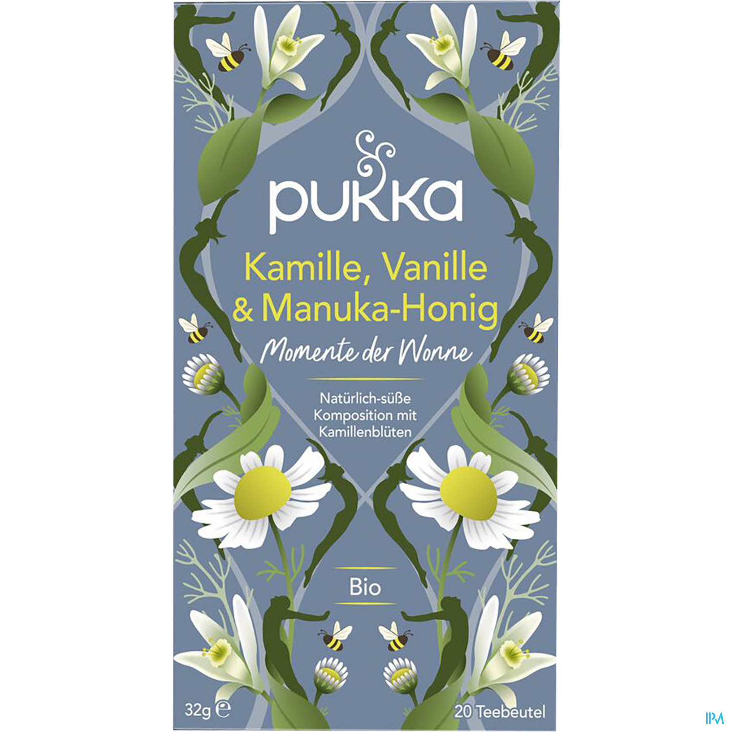 Bio Pukka Kamille, Vanille & Manuka-honig 20 Filterbeutel