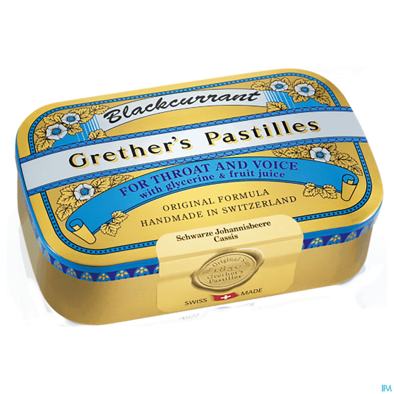 Grether's Pastilles Blackcurrant Zuckerhaltig 110g