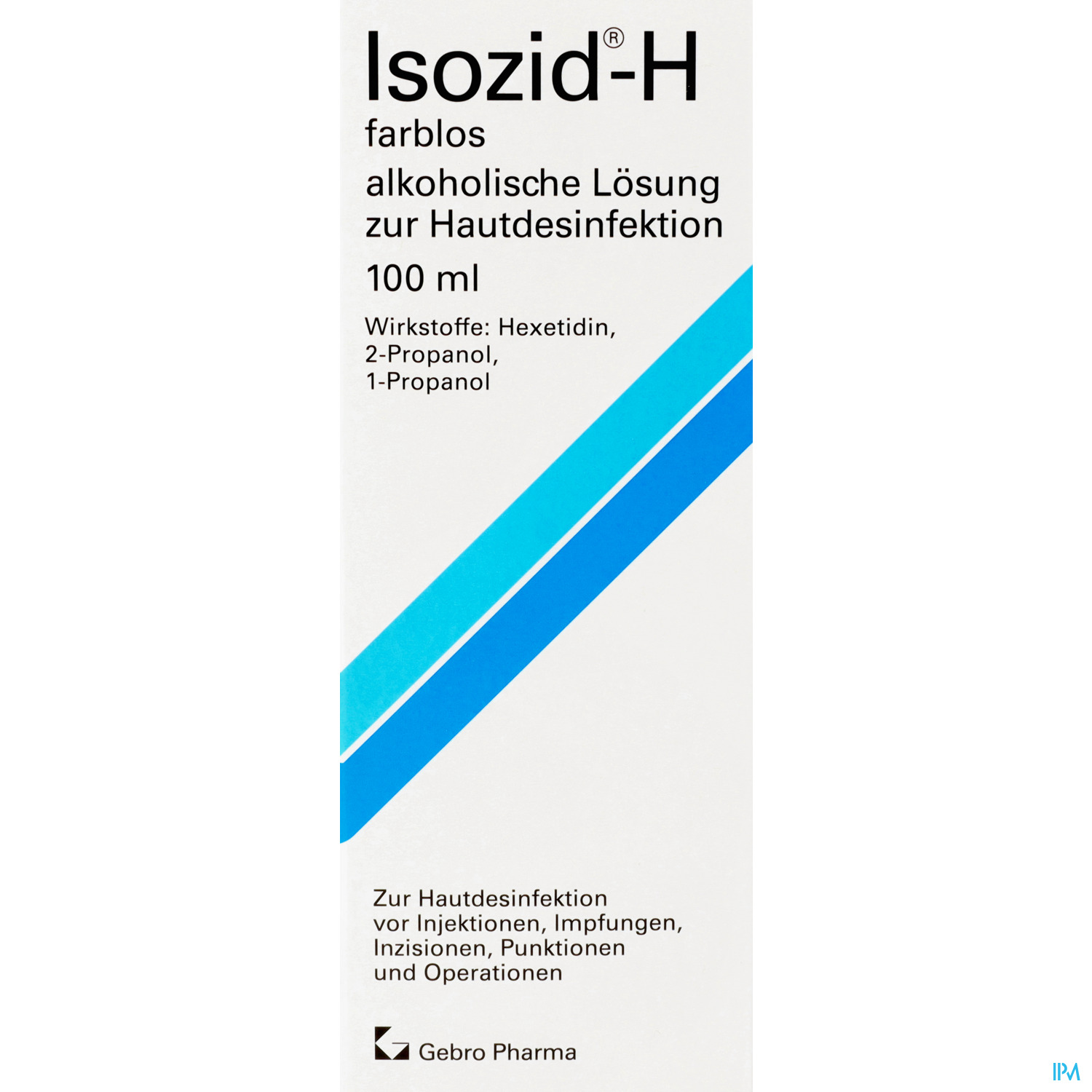Isozid - H farblos - alkoholische Lösung zur Hautdesinfektion